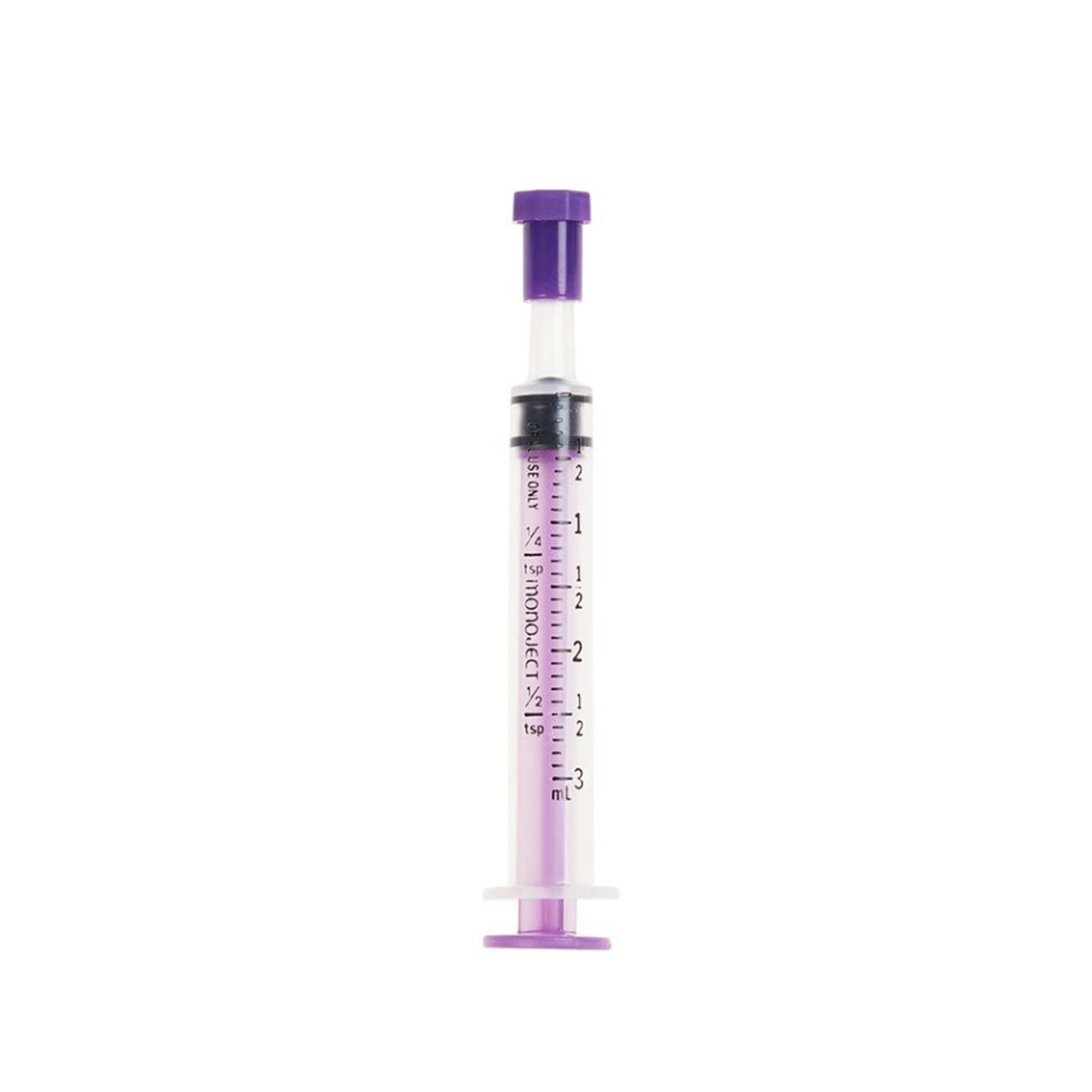 Cardinal - Oral Medication Syringe Monoject™ 3 mL Oral Tip Without Safety [500/CS] (120206_CS)