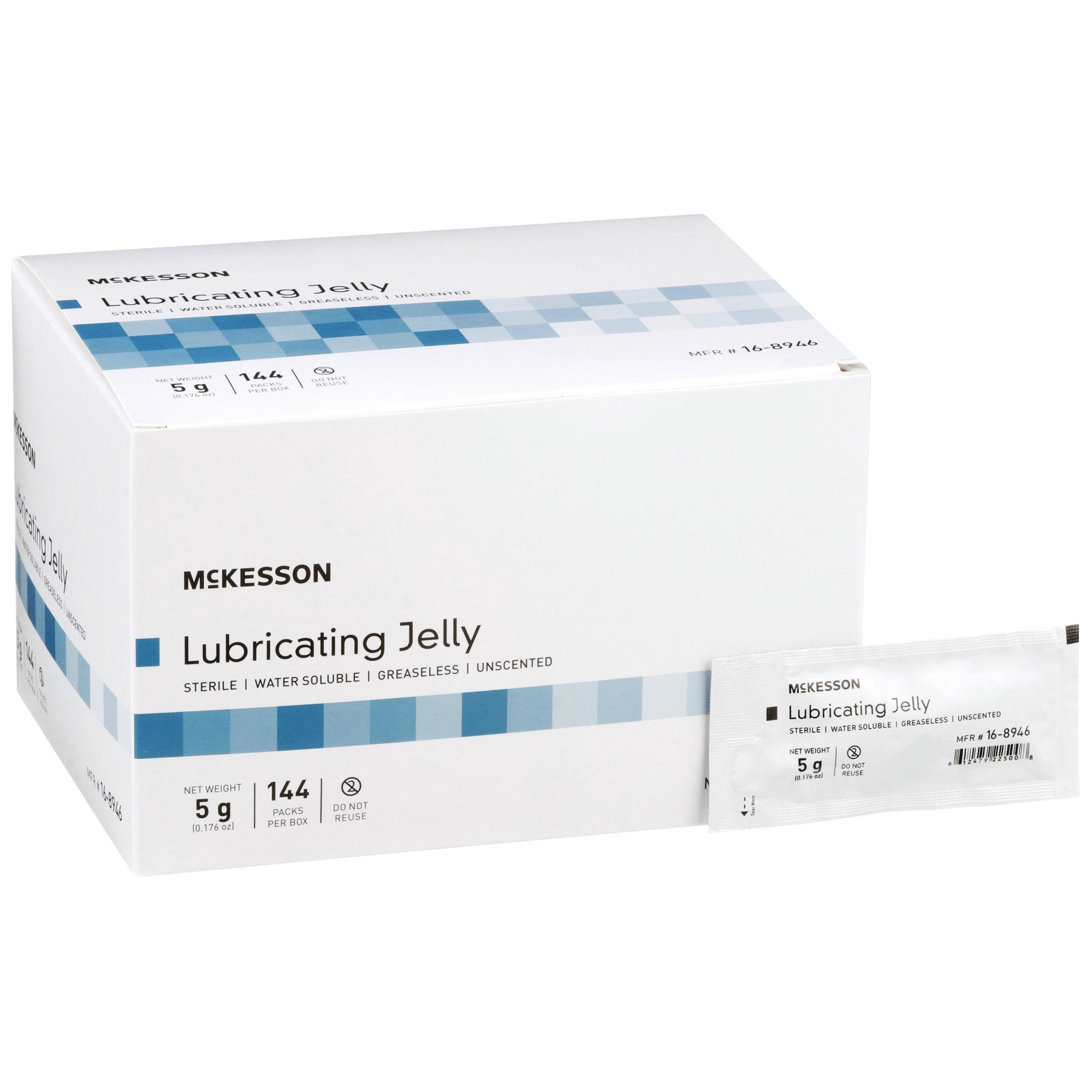 McKesson Brand - Lubricating Jelly McKesson 5 Gram Individual Packet Sterile [864/CS]