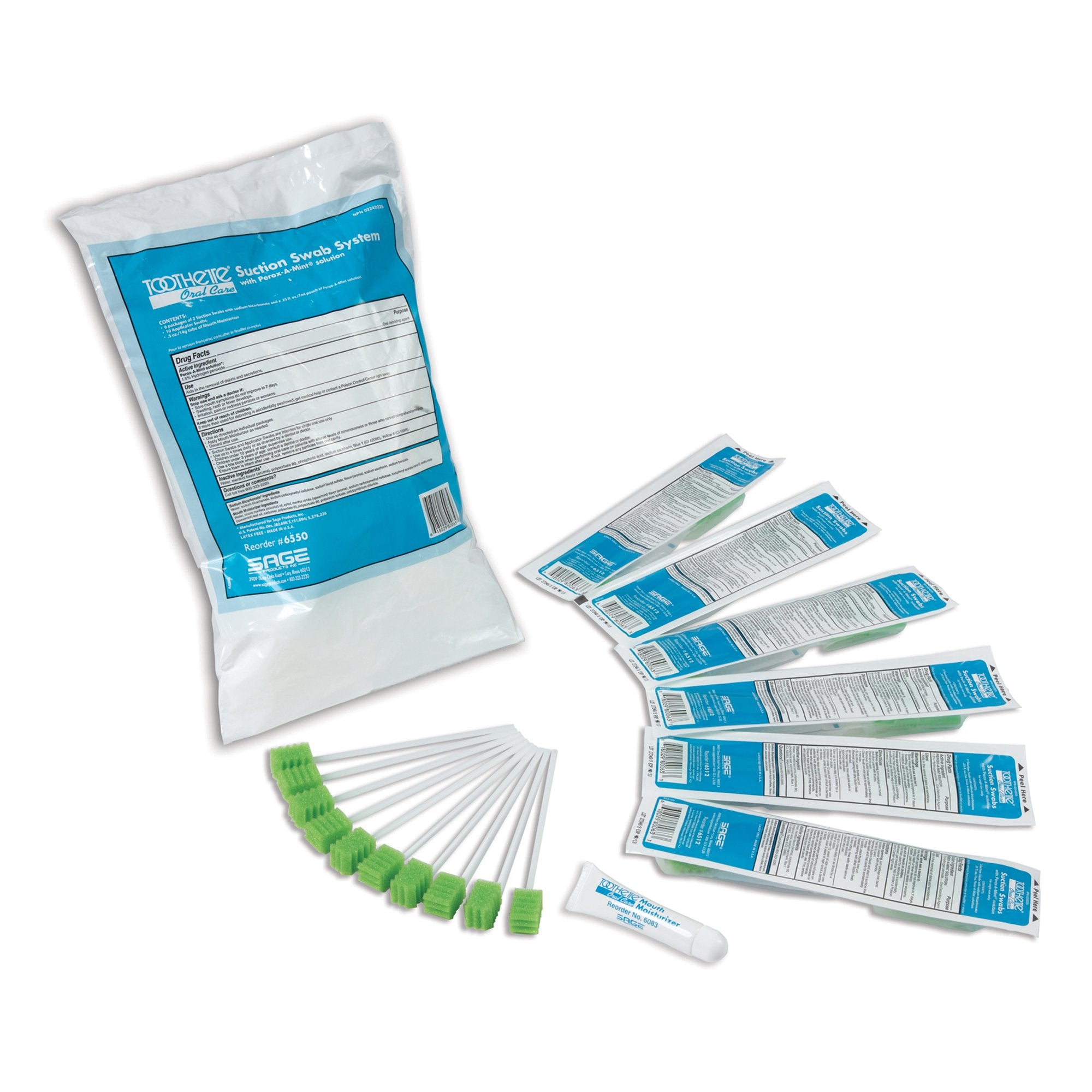 Sage Products - Suction Swab Kit Toothette® NonSterile [50/CS]