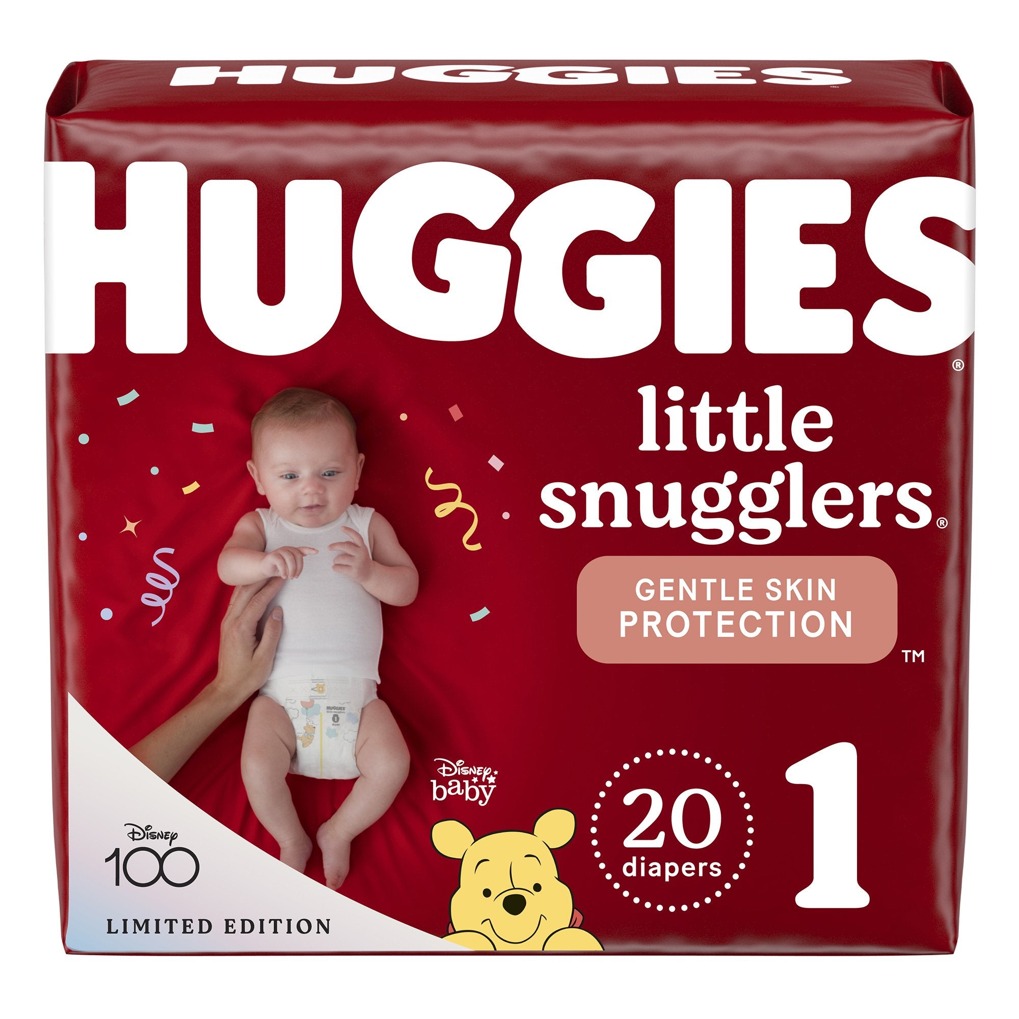 Kimberly Clark - Unisex Baby Diaper Huggies® Little Snugglers Size 1 Disposable Heavy Absorbency [240/CS]