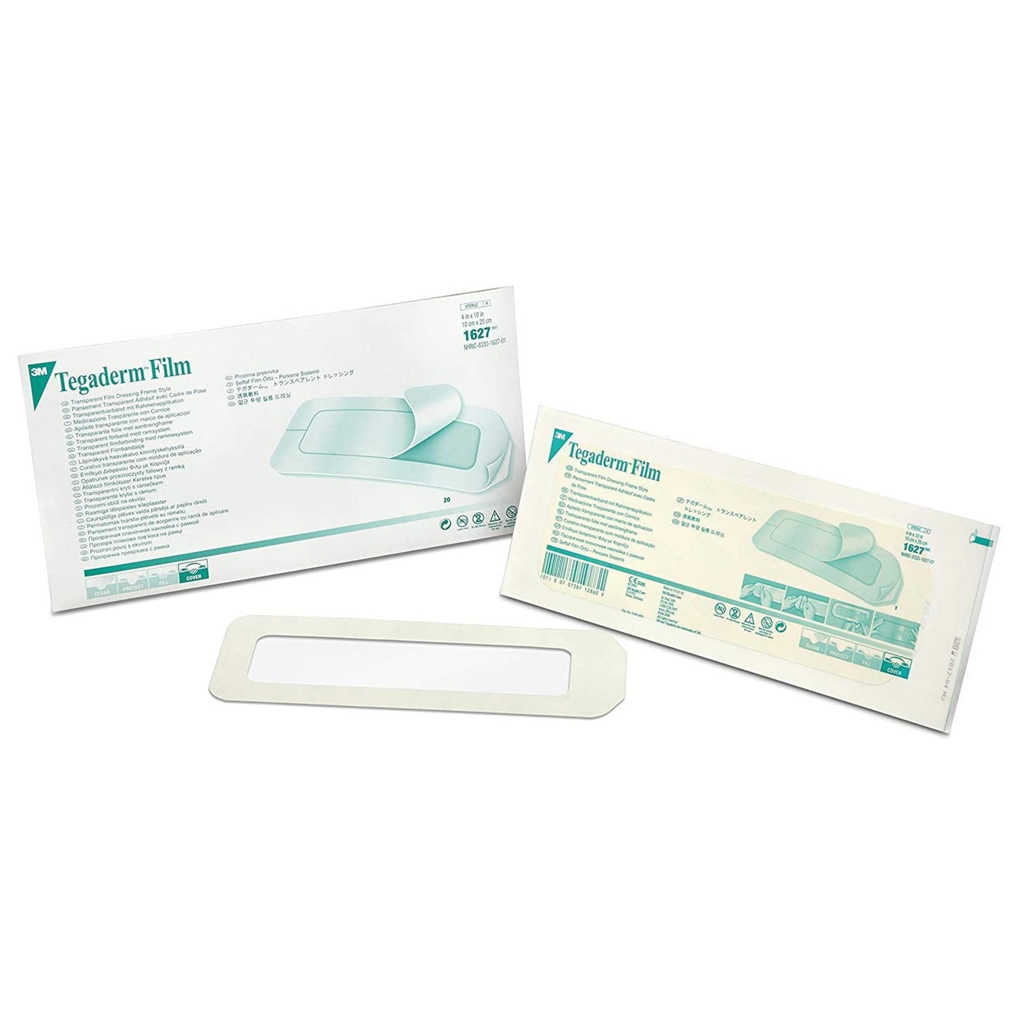 Solventum Corporation - Transparent Film Dressing 3M™ Tegaderm™ 4 X 10 Inch Frame Style Delivery Rectangle Sterile [80/CS]