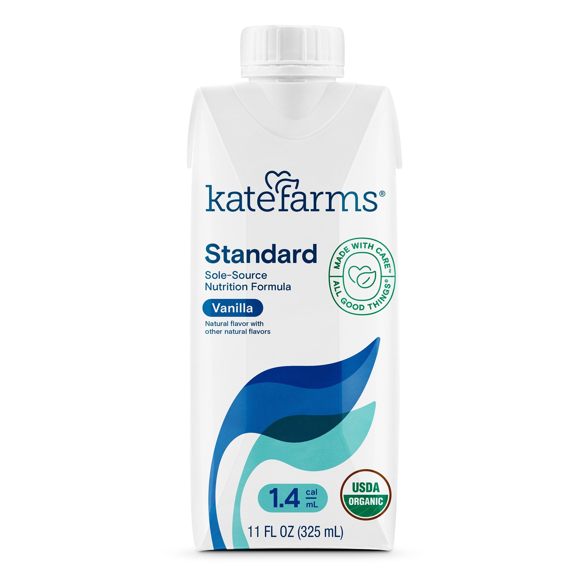 Kate Farms - Oral Supplement Kate Farms Standard 1.4 Vanilla Flavor Liquid 11 oz. Carton [12/CS]