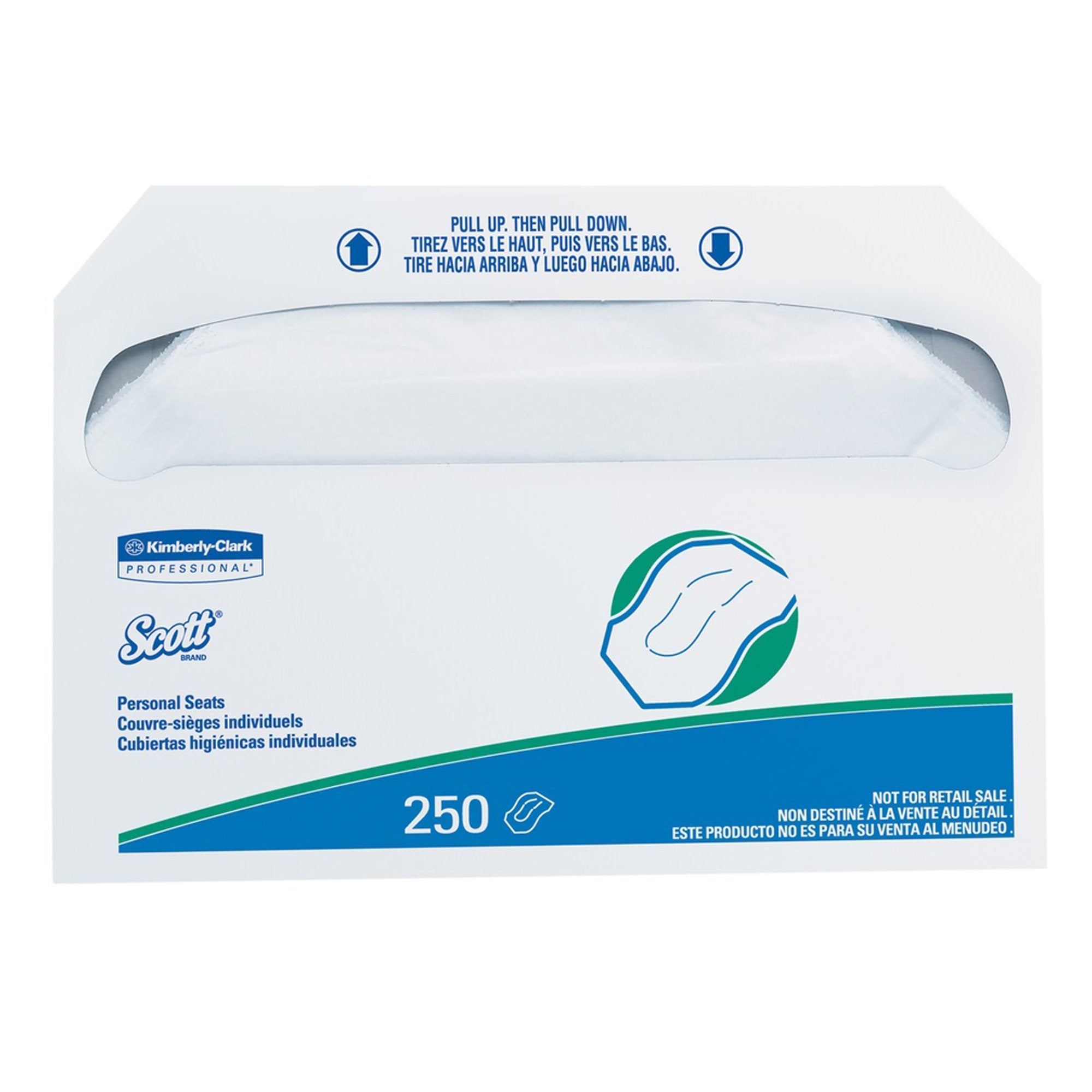 Kimberly Clark - Toilet Seat Cover Scott® Surpass® Half Fold 14-1/2 X 17 Inch [5000/CS]