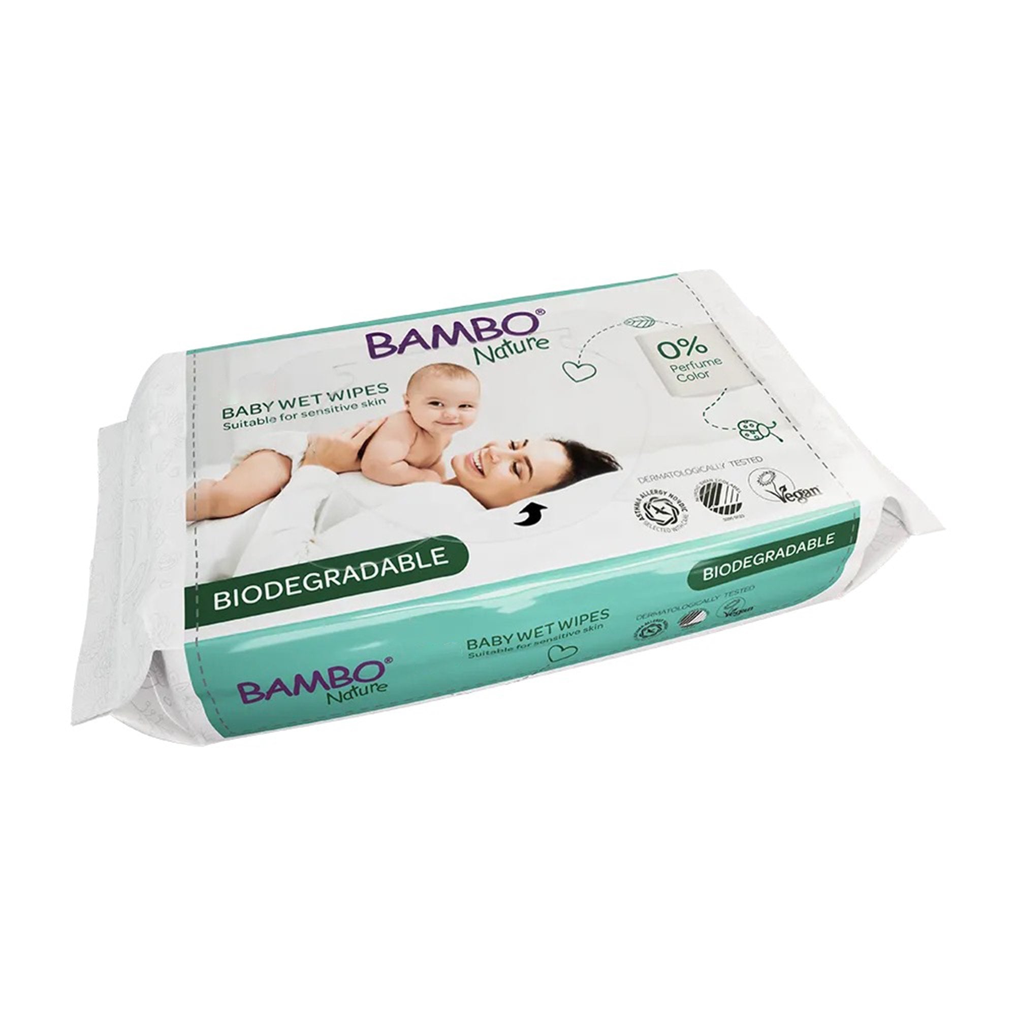 Abena North America - Baby Wipe Bambo® Nature Soft Pack Unscented 64 Count [768/CS]