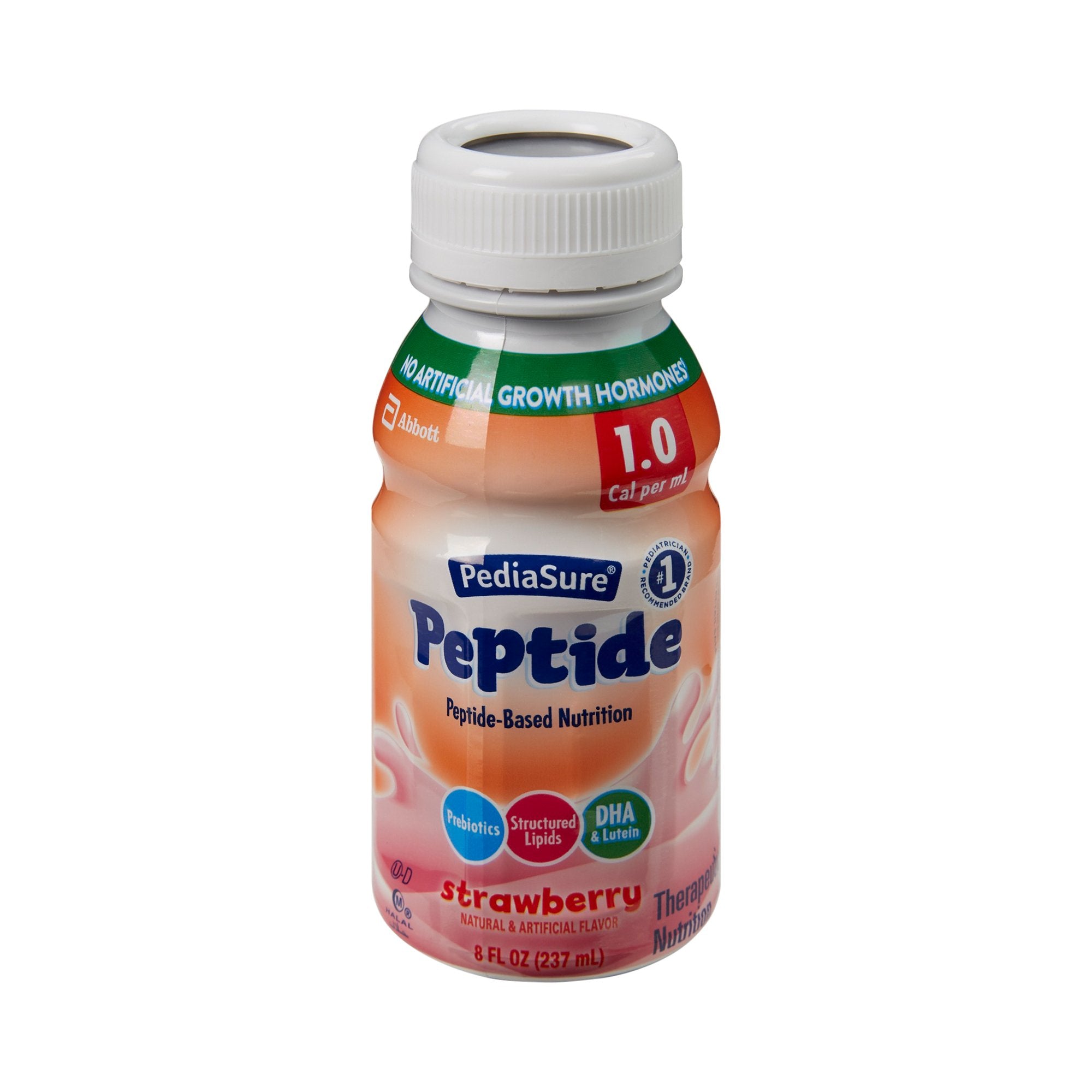 Abbott Nutrition - Pediatric Oral Supplement PediaSure® Peptide 1.0 Cal Strawberry Flavor 8 oz. Bottle Liquid Peptide Malabsorption / Maldigestion [24/CS]