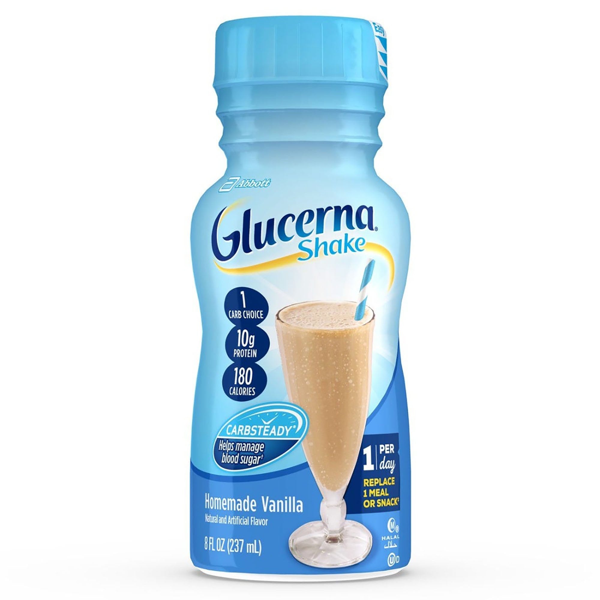 Abbott Nutrition - Oral Supplement Glucerna® Original Shake Vanilla Flavor Liquid 8 oz. Bottle [24/CS]