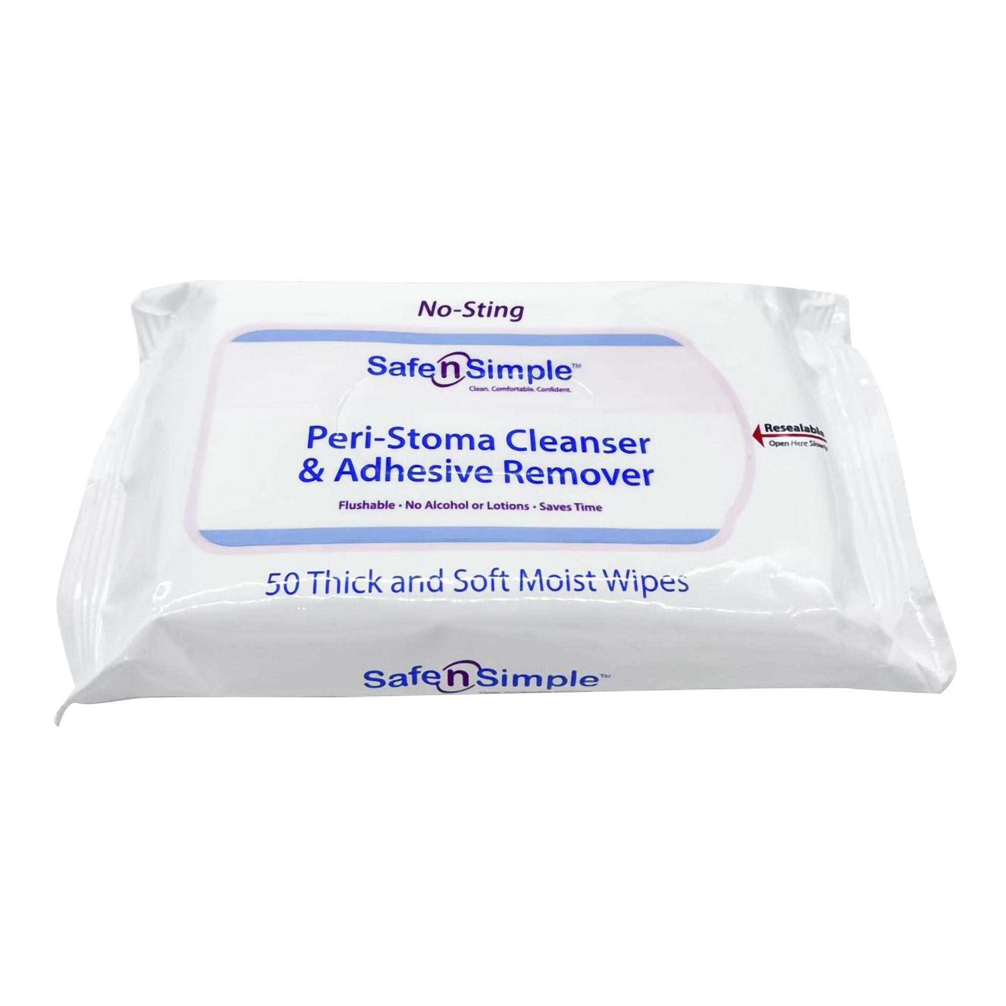 Safe N Simple - Adhesive Remover Safe n Simple™ Wipe 50 per Pack [600/CS]