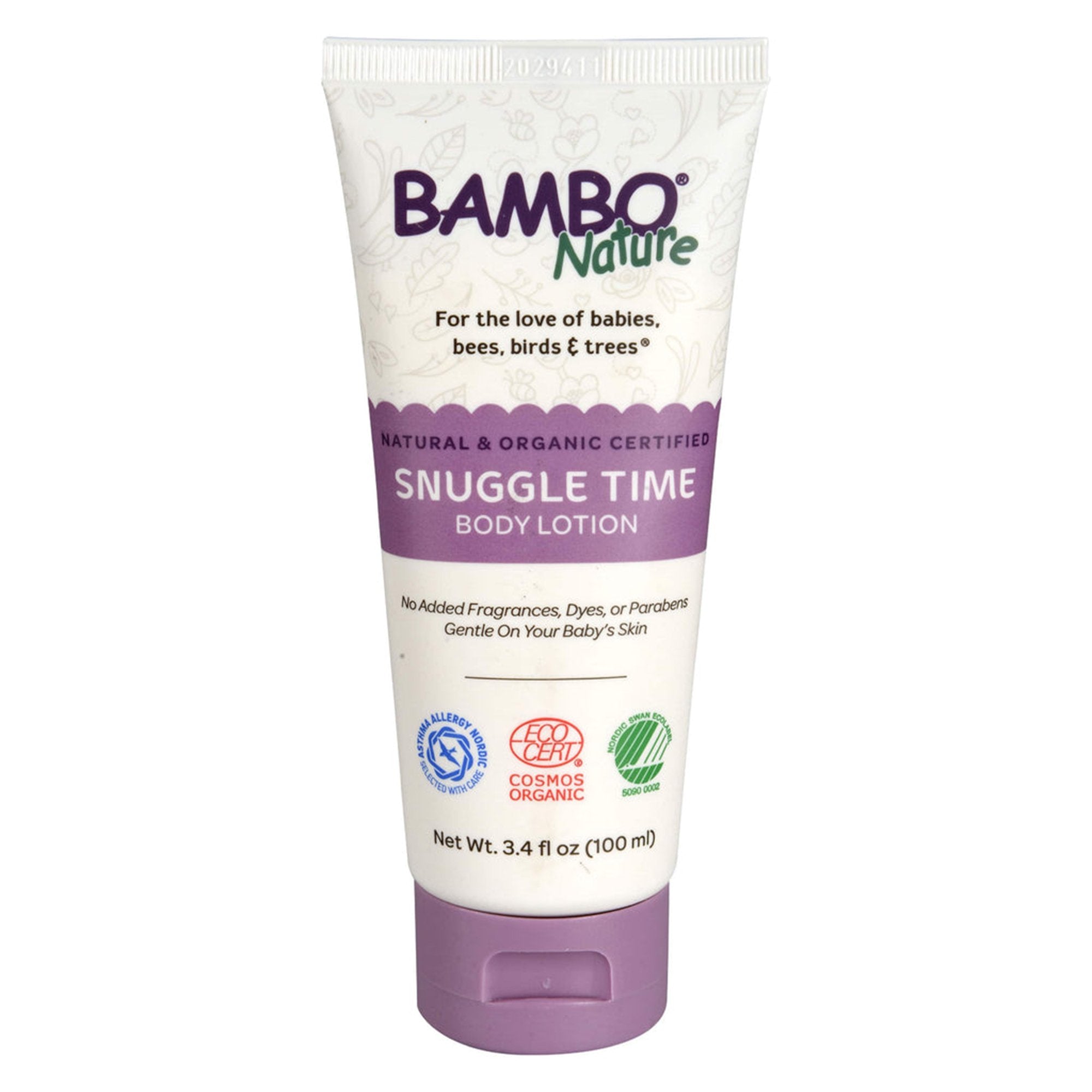 Abena North America - Baby Lotion Bambo® Nature Snuggle Time 3.4 oz. Tube Unscented Lotion [48/CS]