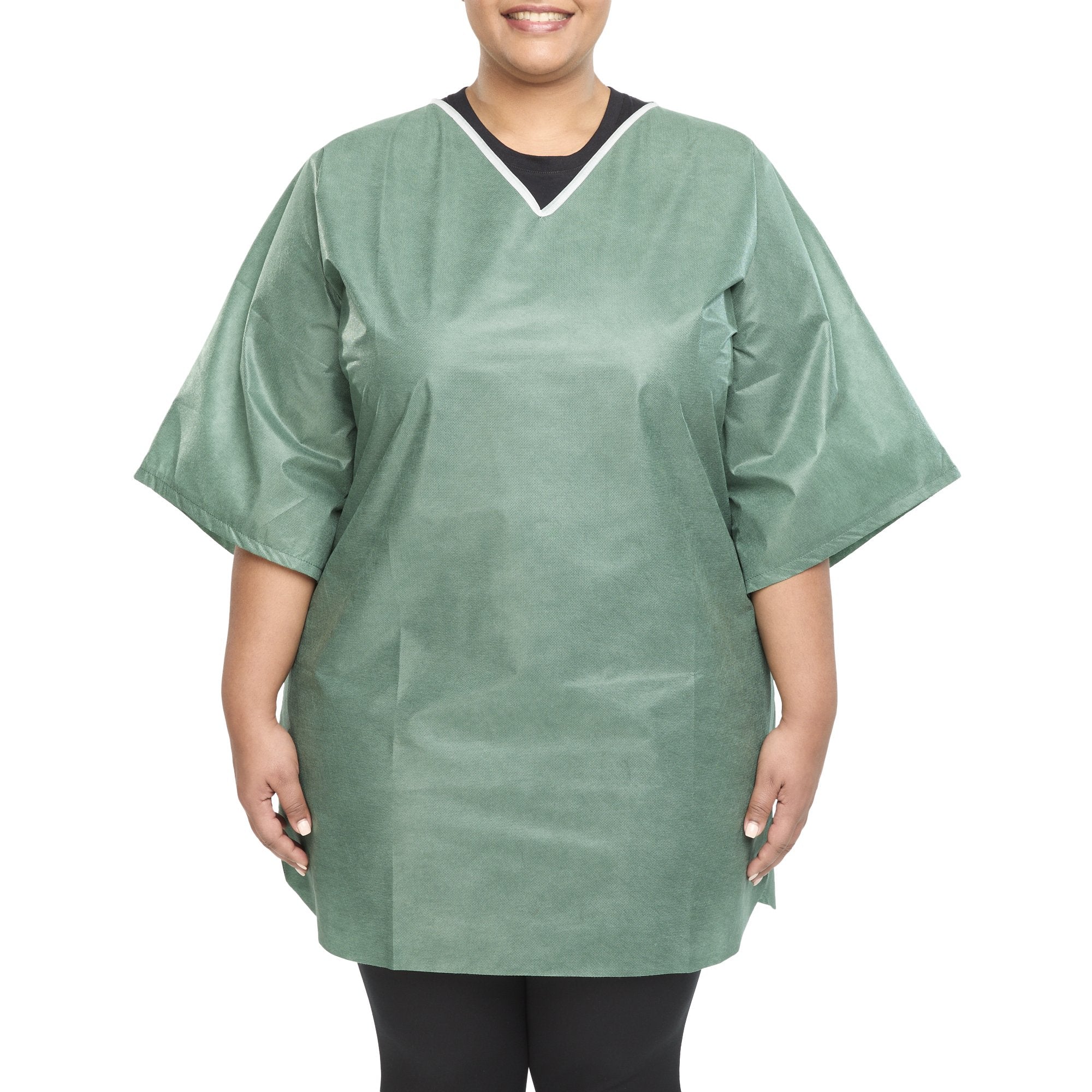 Graham Medical Products - Scrub Shirt 3X-Large Green Without Pockets Short Sleeve Unisex [30/CS]