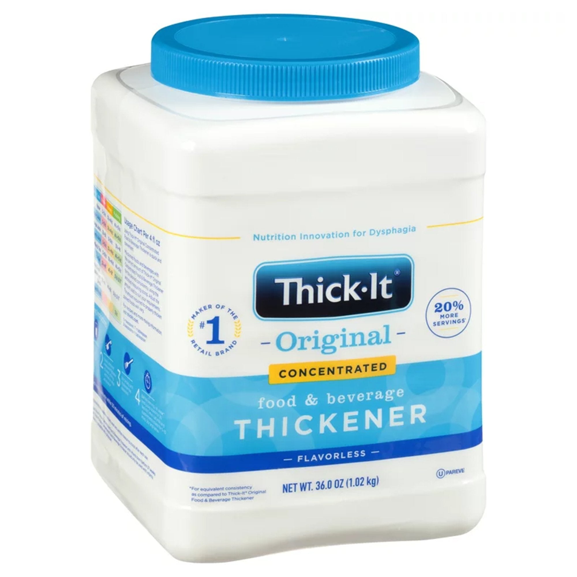 Kent Precision Foods - Food and Beverage Thickener Thick-It® Original Concentrated 10 oz. Canister Unflavored Powder IDDSI Level 0 Thin [12/CS]