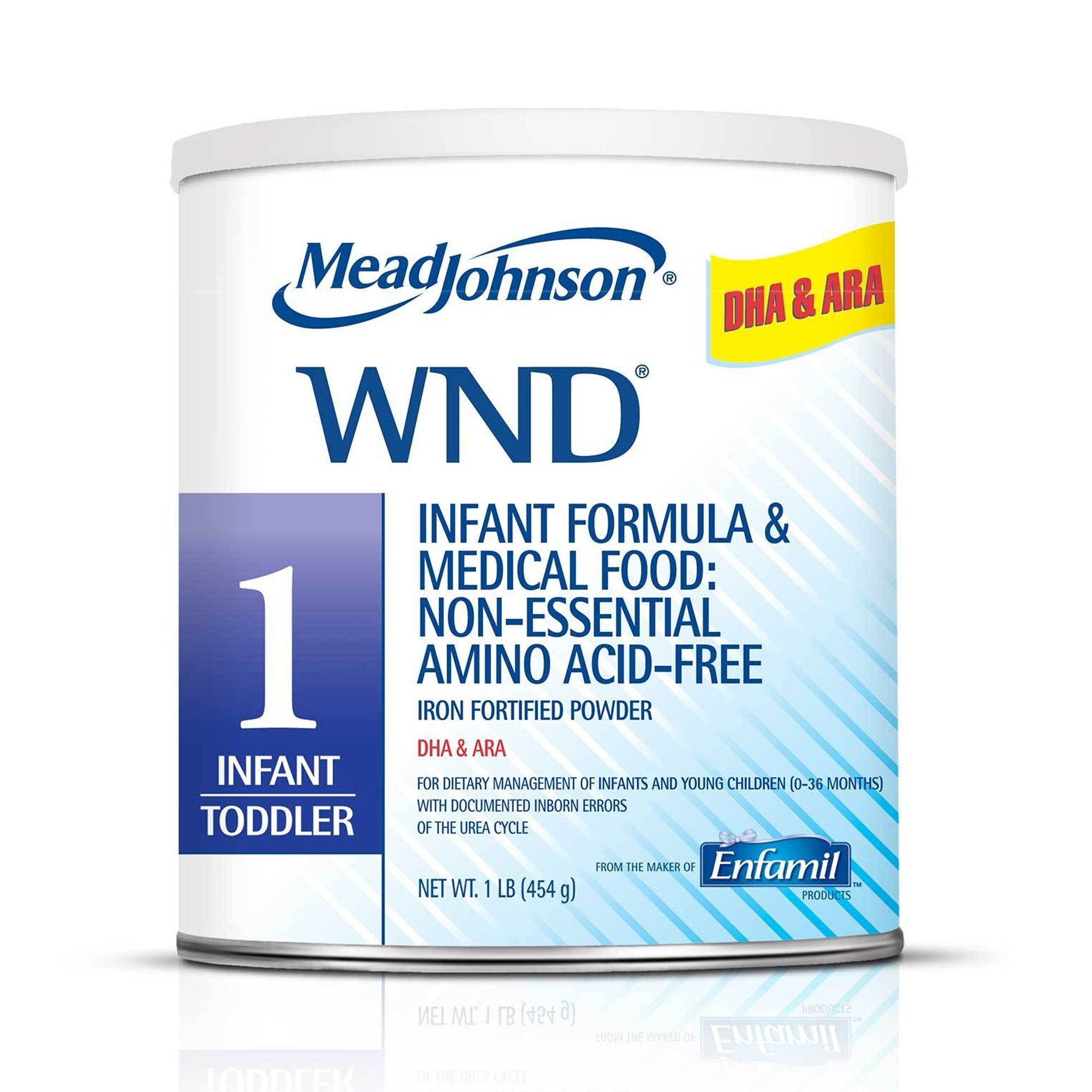 Mead Johnson - Pediatric Oral Supplement WND®1 Unflavored 16 oz. Can Powder Iron Urea Cycle Disorder [6/CS]