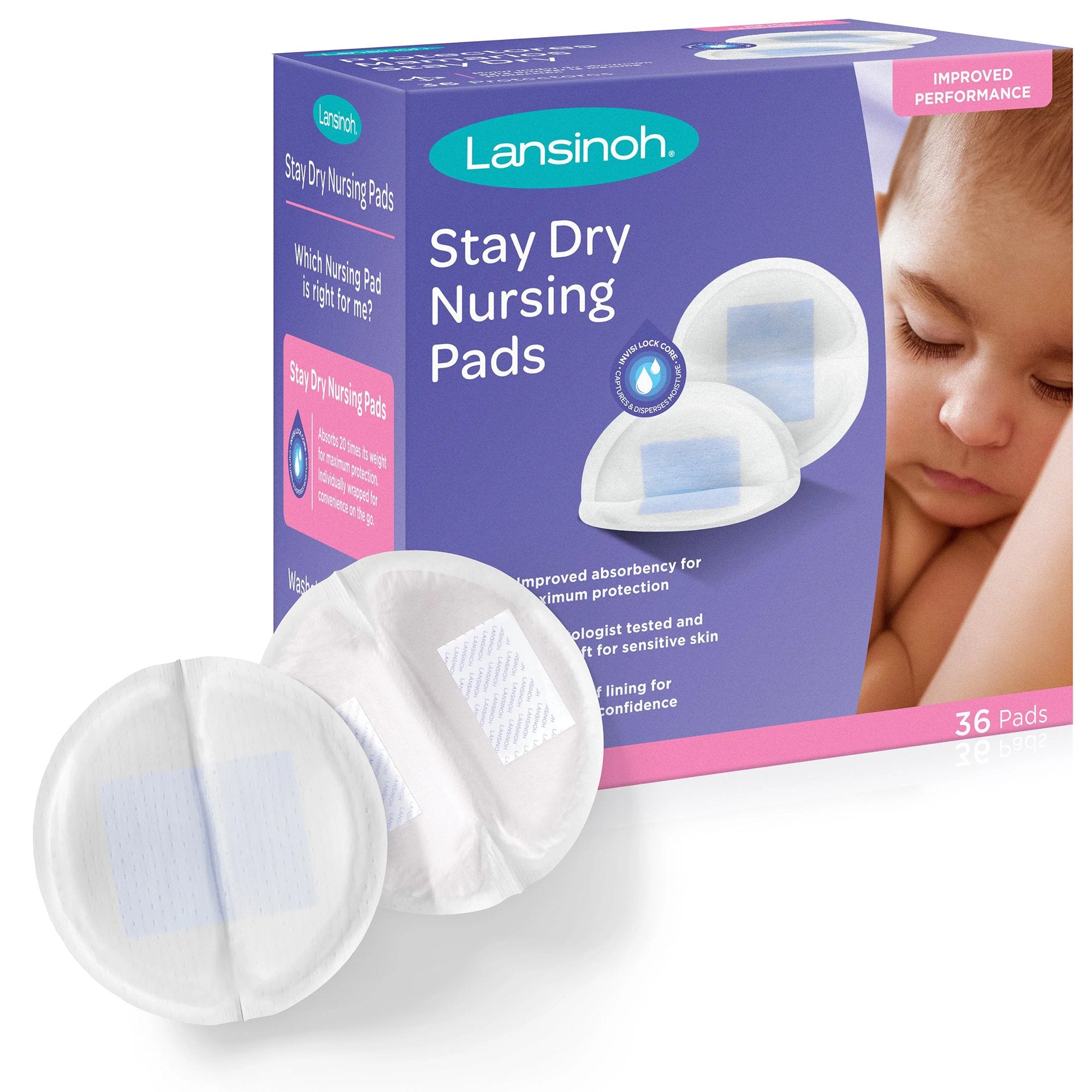 Emerson Healthcare - Nursing Pad Lansinoh® Stay Dry One Size Fits Most Disposable [432/CS]