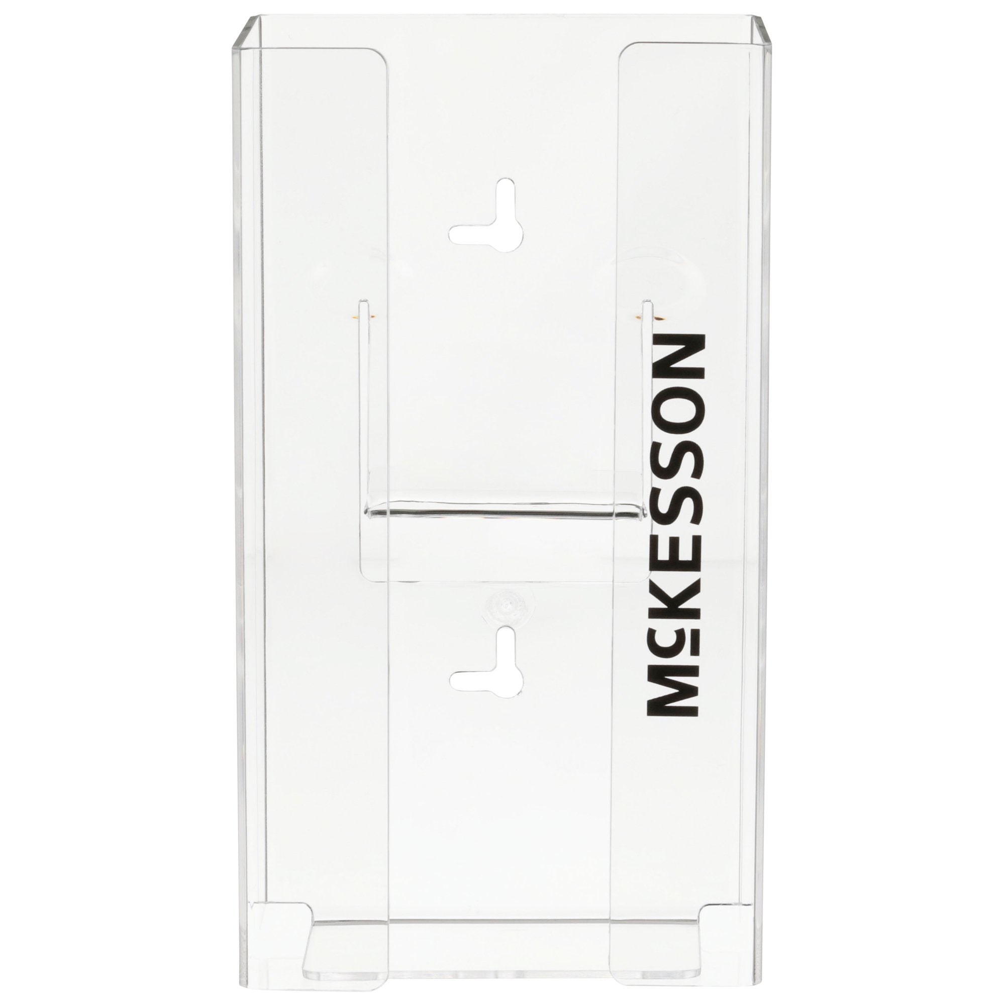 McKesson Brand - Glove Box Holder McKesson Horizontal or Vertical Mounted 1-Box Capacity Clear 4 X 5-1/2 X 10 Inch Plastic [10/CS]