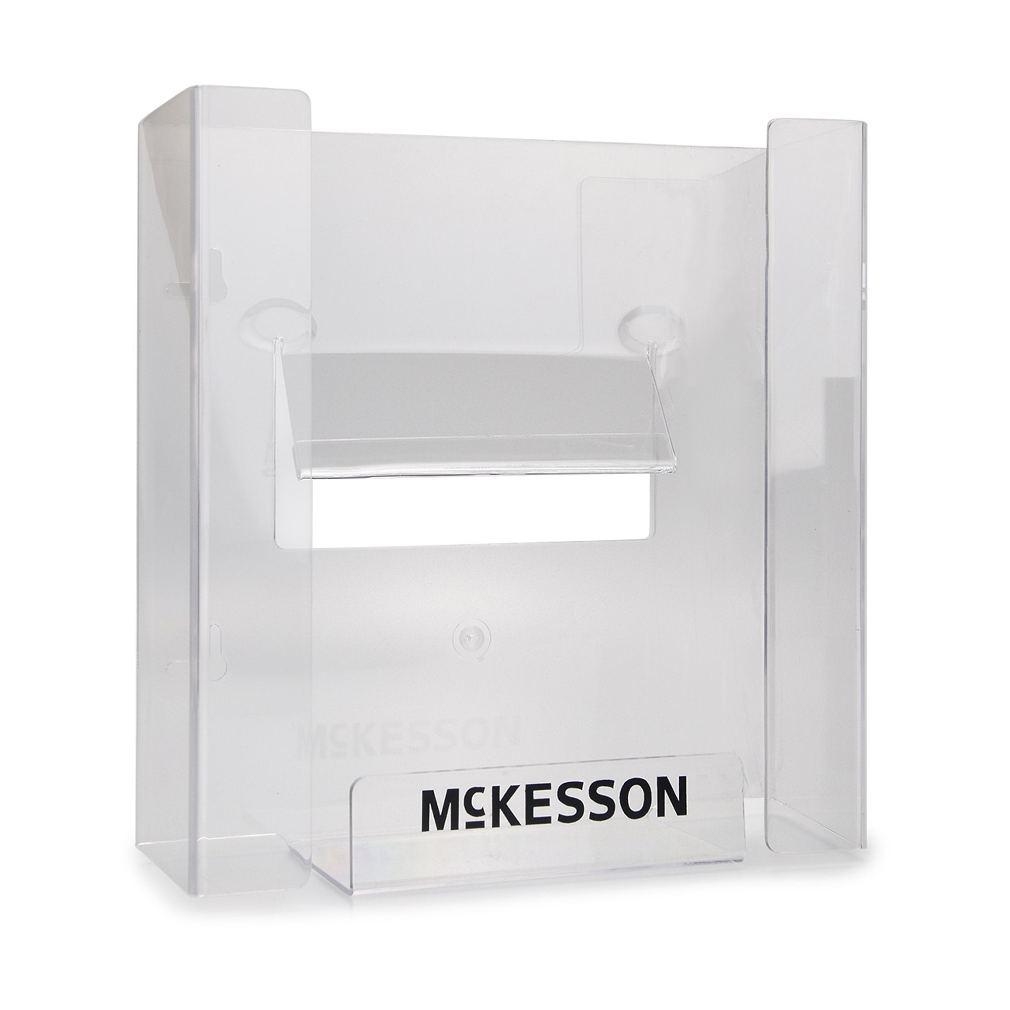 McKesson Brand - Glove Box Holder McKesson Horizontal or Vertical Mounted 3-Box Capacity Clear 3-1/8 X 10-1/4 X 15-1/4 Inch Plastic [4/CS]