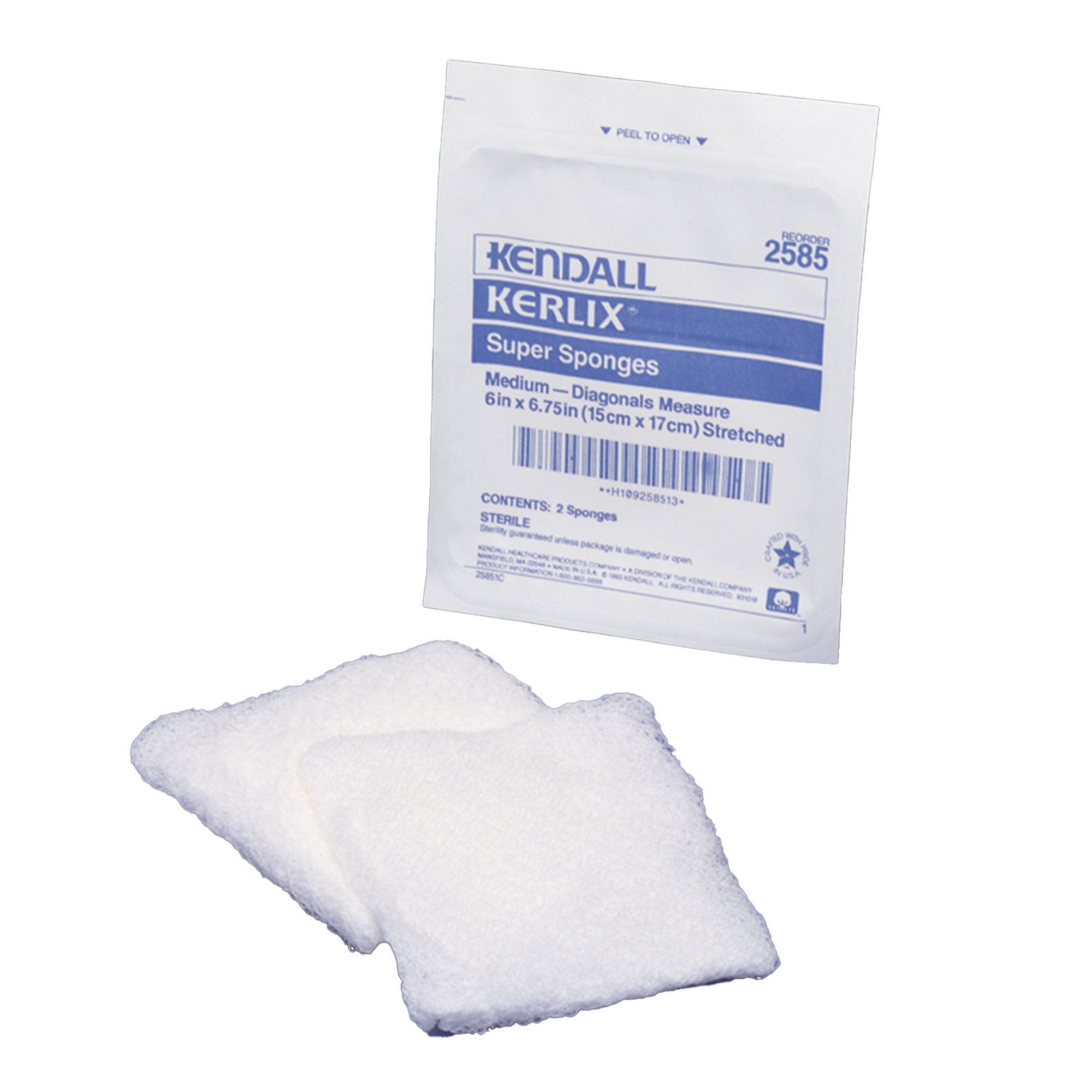 Cardinal - Fluff Dressing Kerlix™ 6 X 6-3/4 Inch 12-Ply Sterile 2 per Pouch [240/CS]