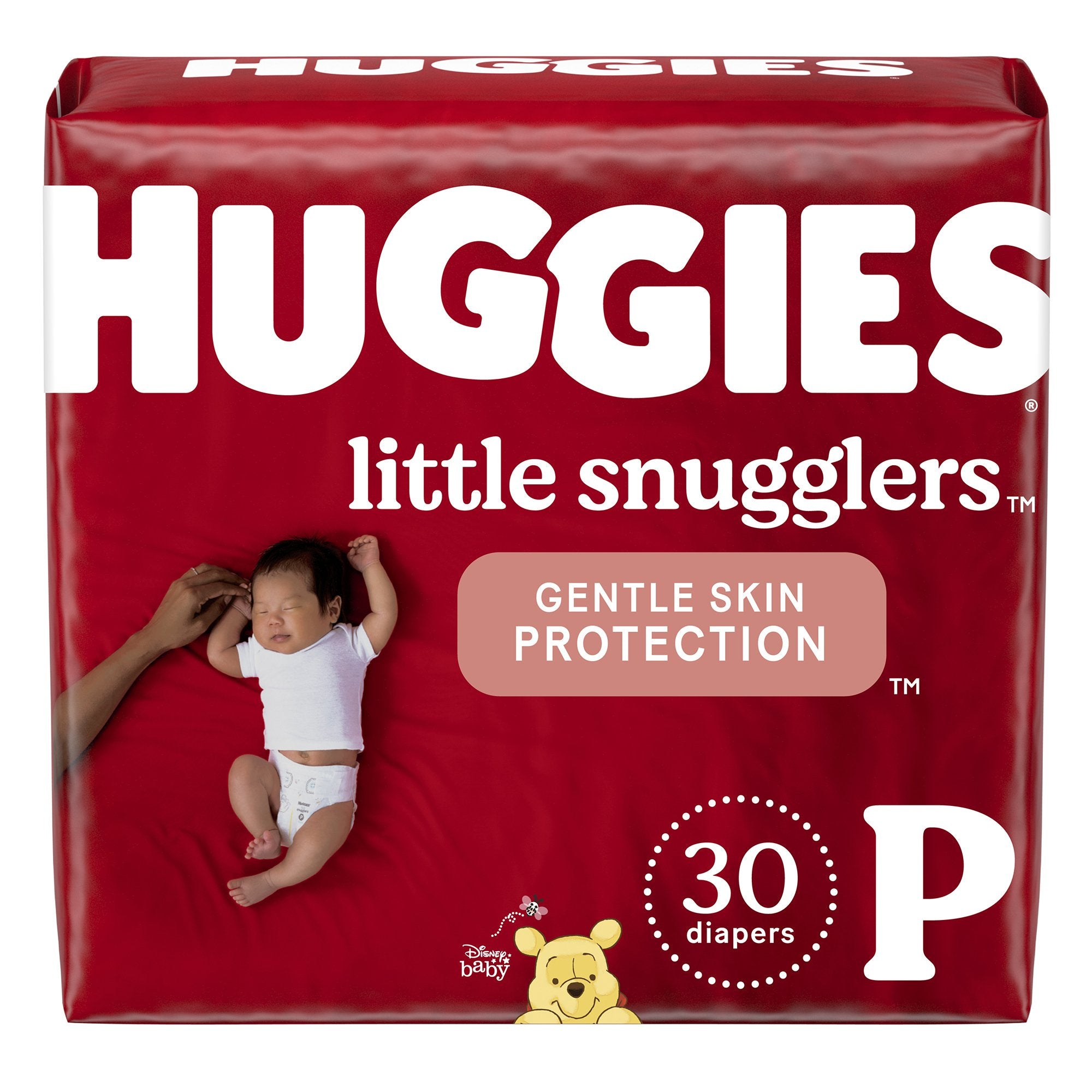 Kimberly Clark - Unisex Baby Diaper Huggies® Little Snugglers Preemie Disposable Heavy Absorbency [180/CS]