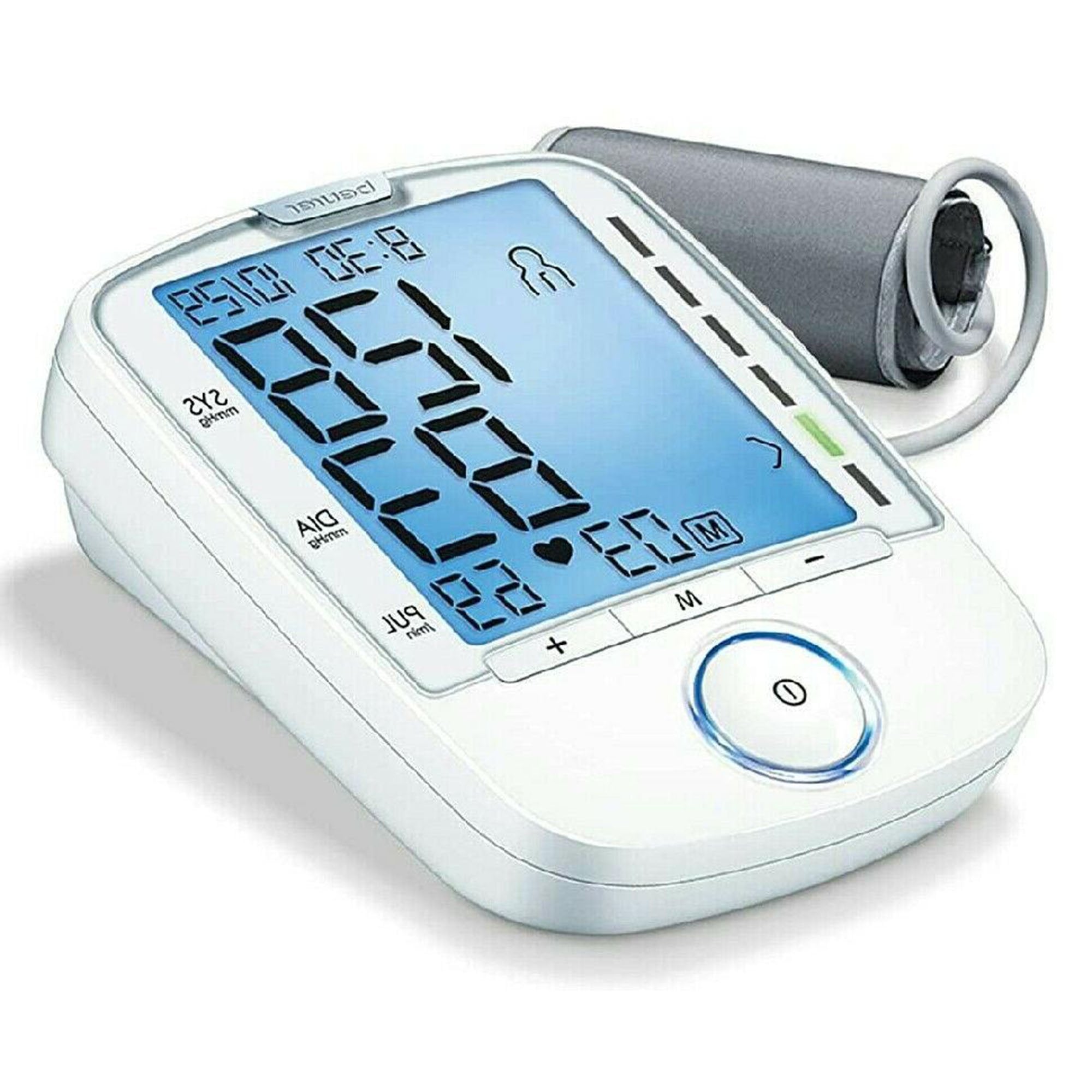 Emerson Healthcare - Home Automatic Digital Blood Pressure Monitor Beurer Large Cuff Nylon Cuff 22 to 42 cm Desk Model [10/CS]