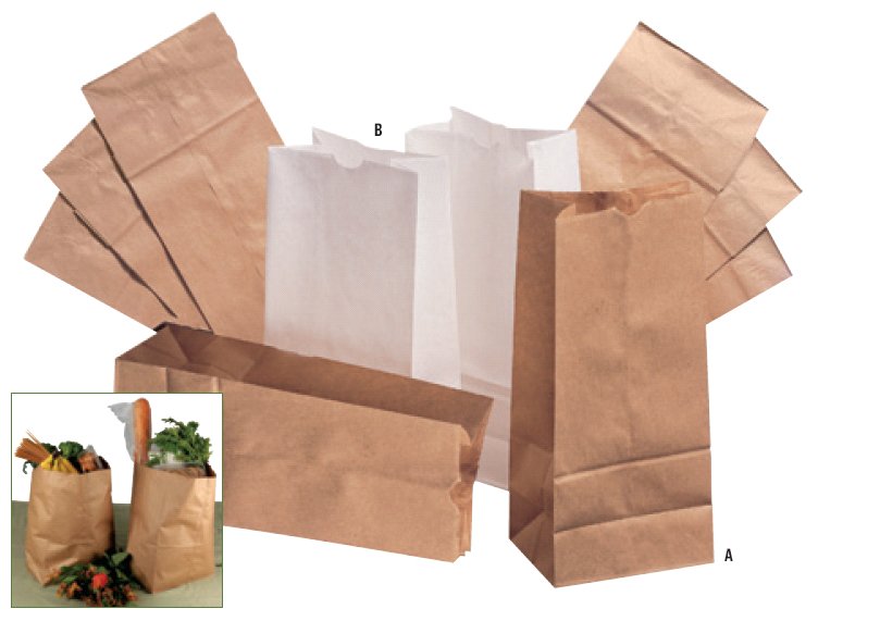 Lagasse - Grocery Bag General Brown Kraft Paper #10 [500/CS]