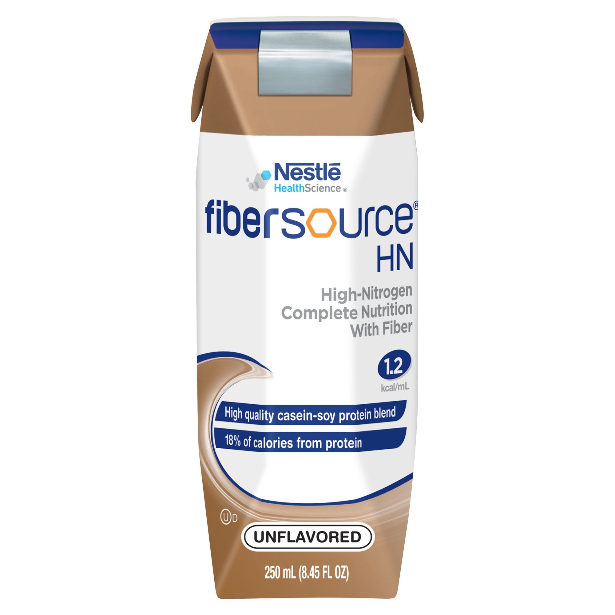 Nestle Healthcare Nutrition - Tube Feeding Formula Fibersource® HN Unflavored Liquid 250 mL Carton [24/CS]