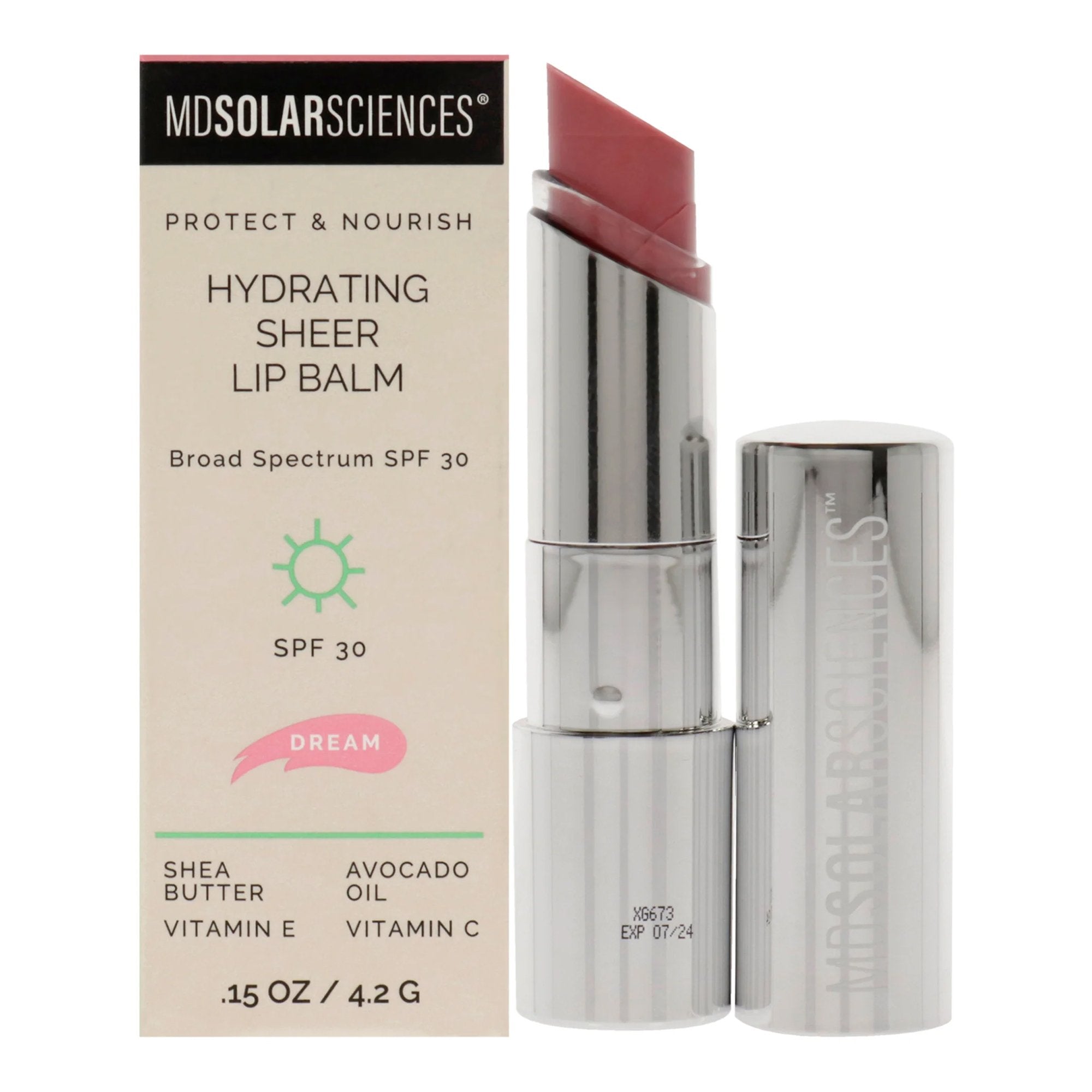 MDSolarSciences - Tinted Lip Balm with Sunscreen MDSolarsciences™ Hydrating Sheer SPF 30 0.15 oz. Tube [48/CS] (1230954_CS)