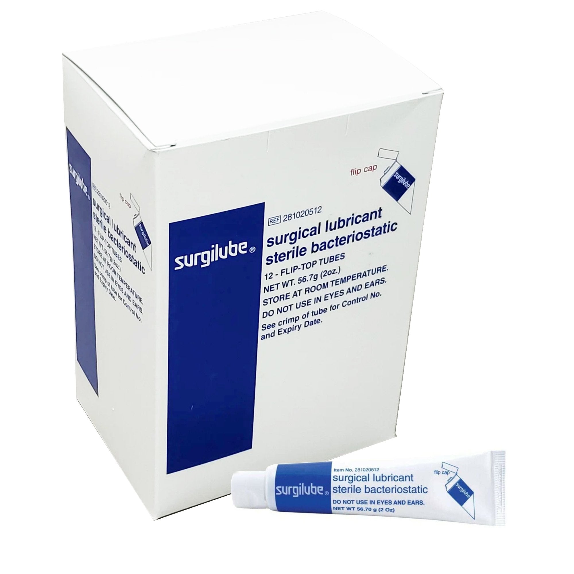 HR Pharma DBA HR Healthcare - Lubricating Jelly - Carbomer free Surgilube® 2 oz. Tube Sterile [144/CS] (1050789_CS)