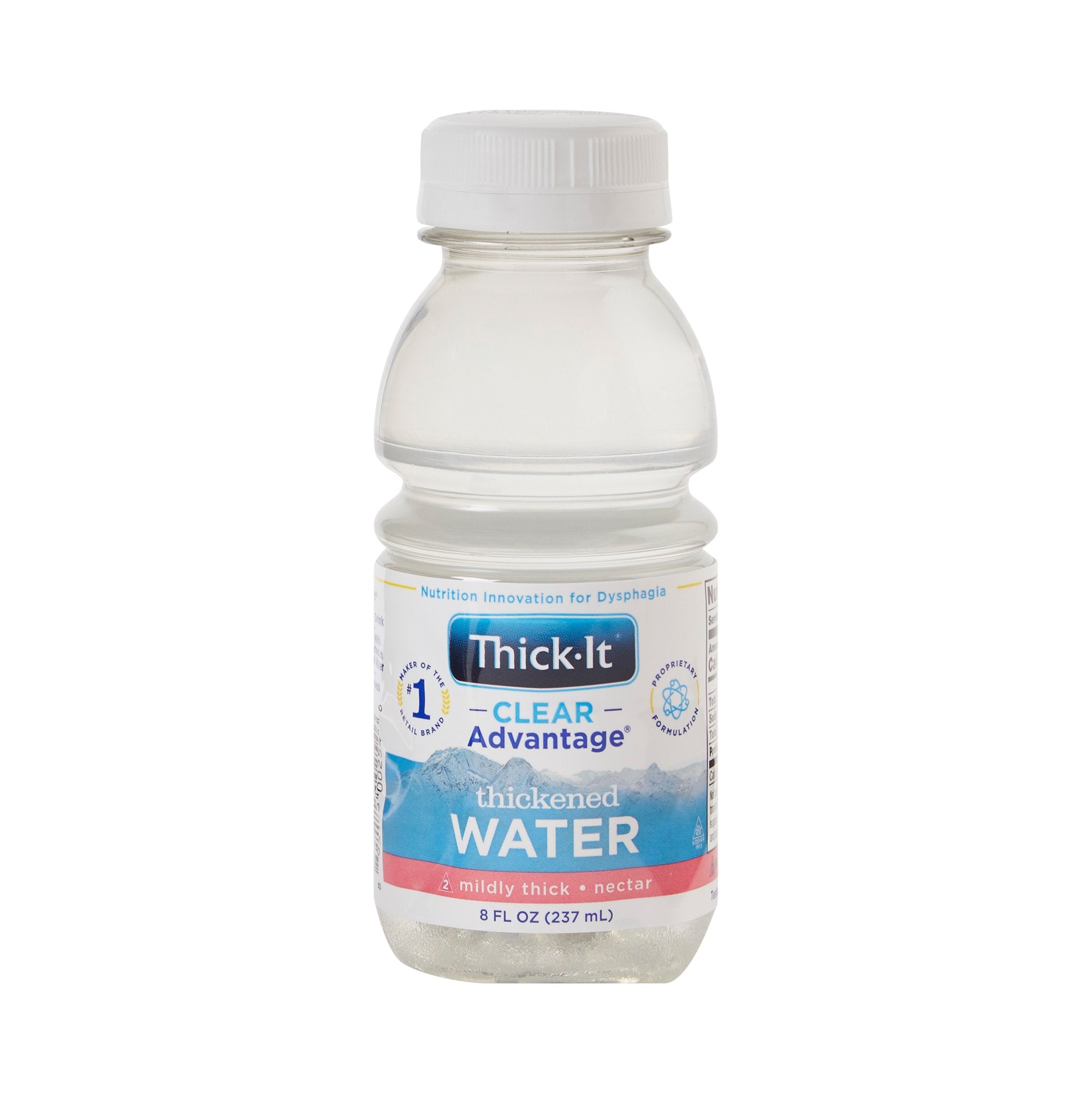 Kent Precision Foods - Thickened Water Thick-It® Clear Advantage® 8 oz. Bottle Unflavored Liquid IDDSI Level 2 Mildly Thick [24/CS]