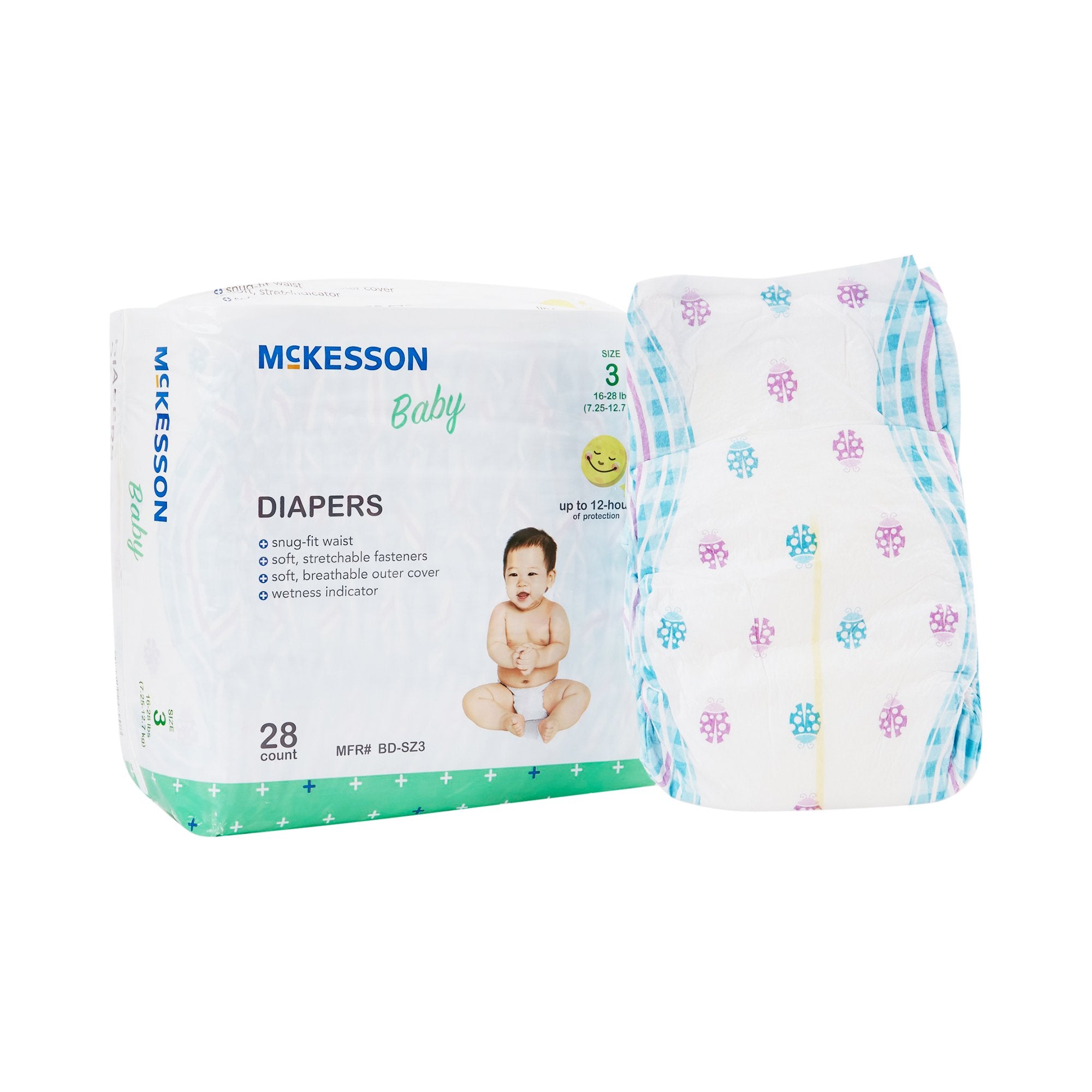 McKesson Brand - Unisex Baby Diaper McKesson Size 3 Disposable Heavy Absorbency [4/CS]