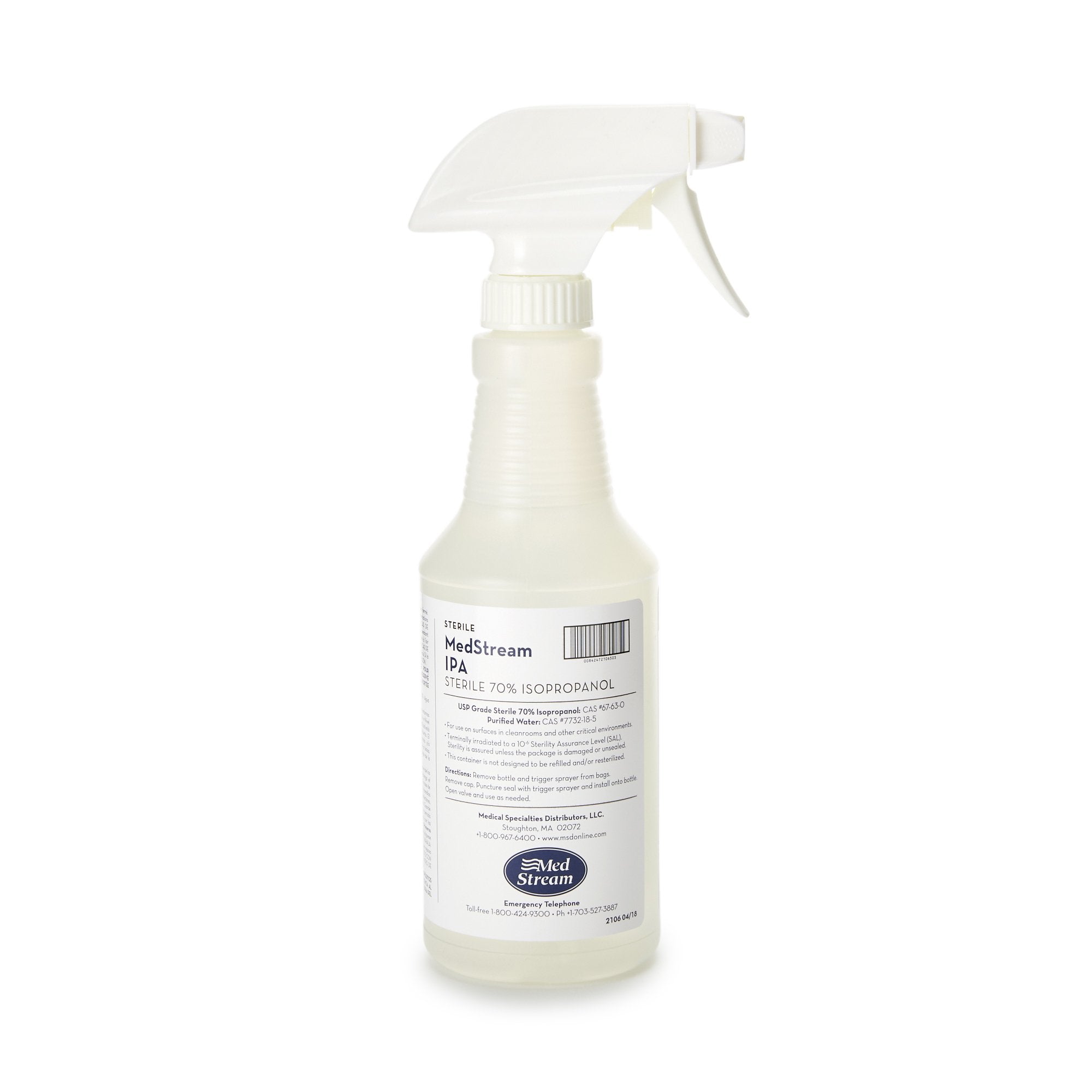 McKesson Brand - McKesson Surface Cleaner Alcohol Based Trigger Spray Liquid 16 oz. Bottle Alcohol Scent Sterile [12/CS]