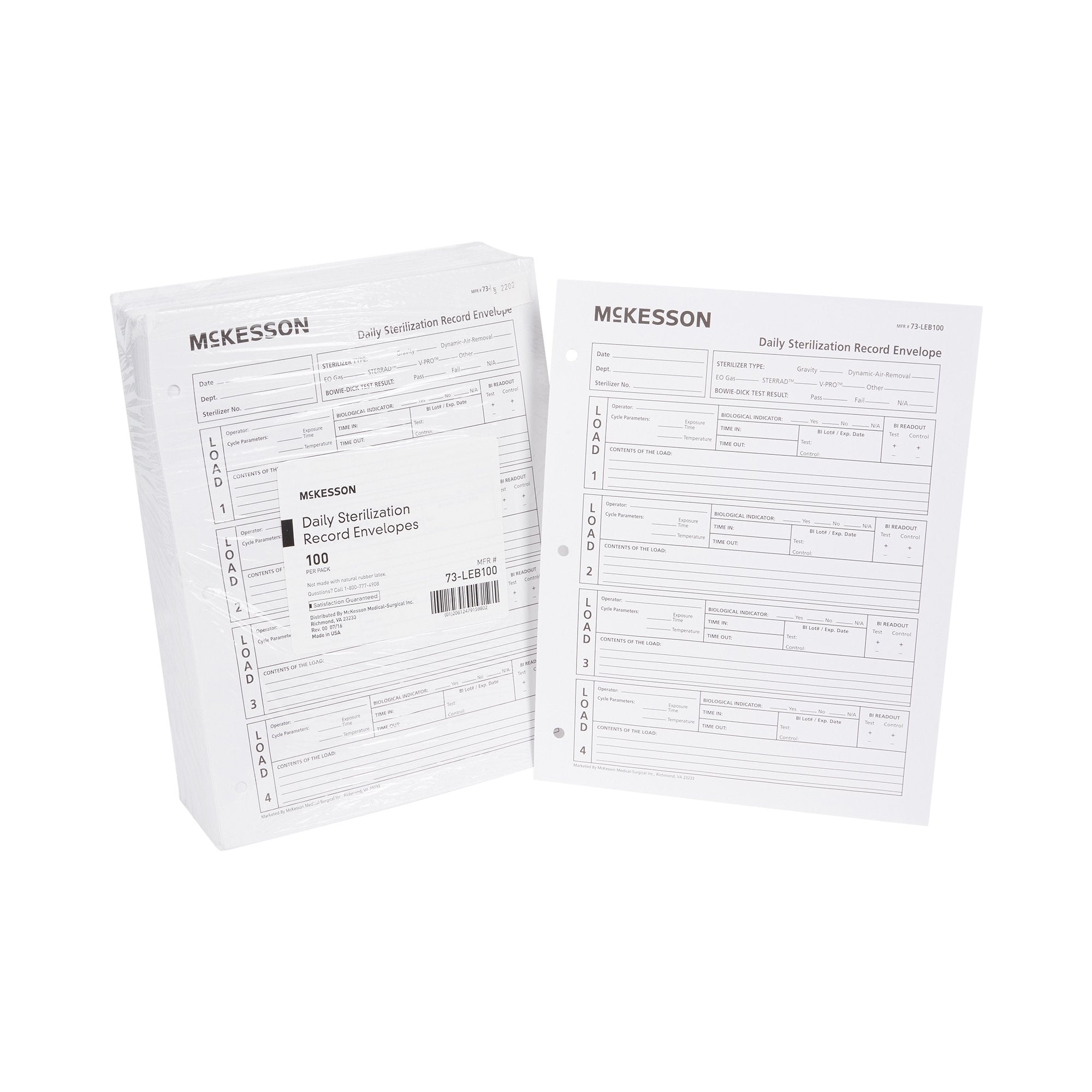 McKesson Brand - Sterilization Record Envelope McKesson [1000/CS]