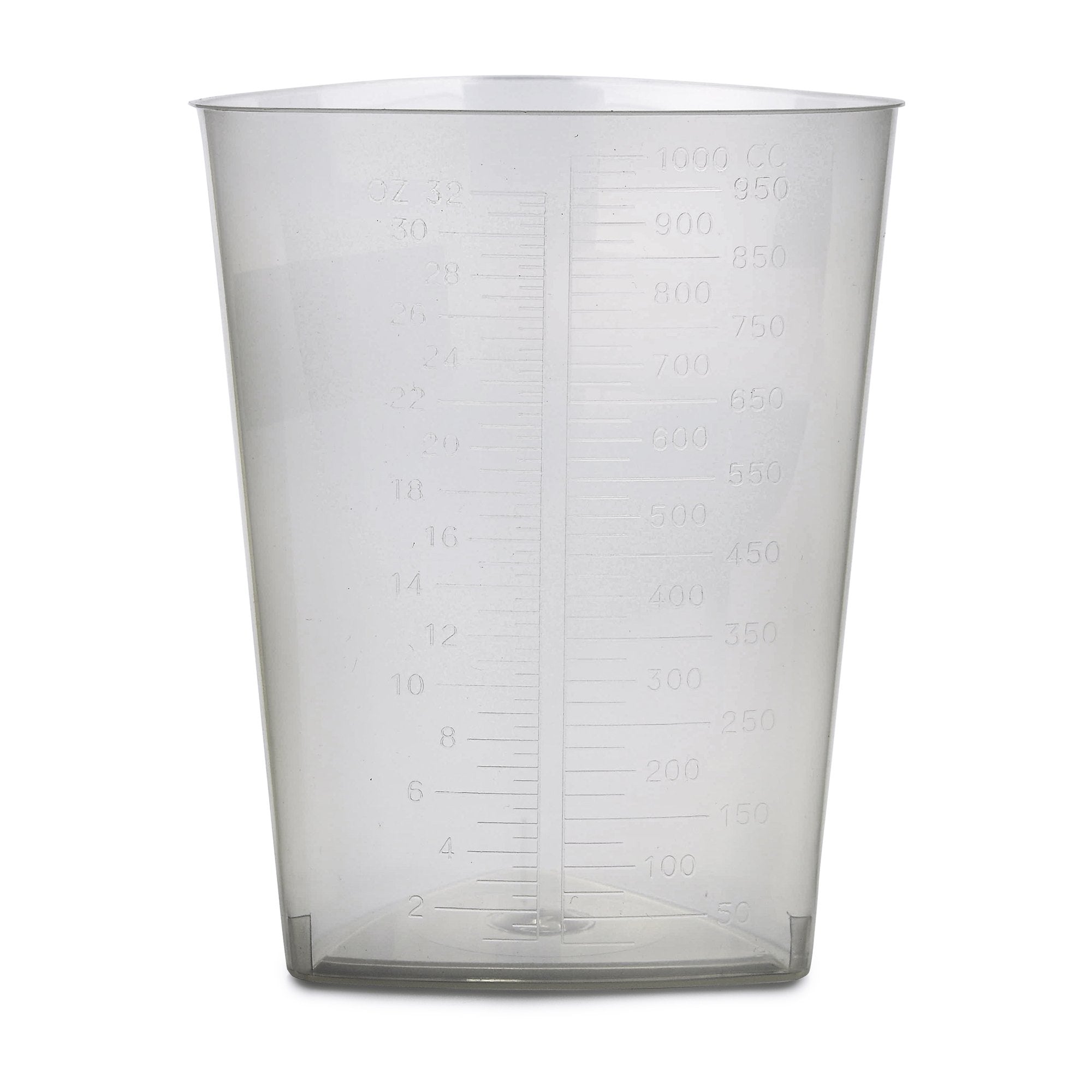 McKesson Brand - Graduated Container McKesson Triangular Polypropylene 1,000 mL (32 oz.) [200/CS]