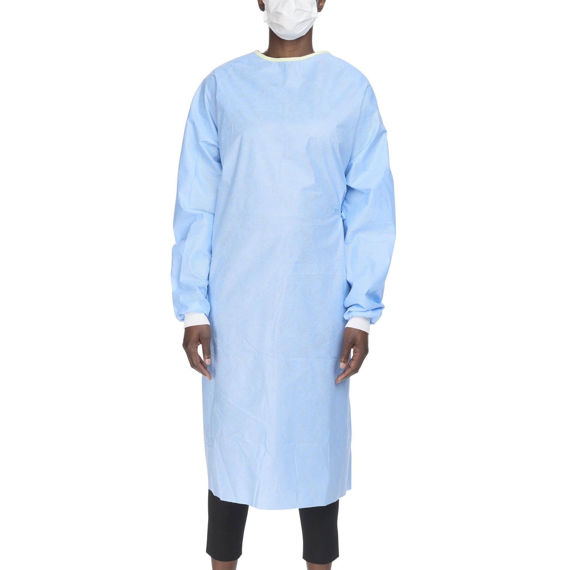 O&M Halyard Inc - Non-Reinforced Surgical Gown with Towel Evolution 4 Large Blue Sterile Not Rated Disposable [36/CS]