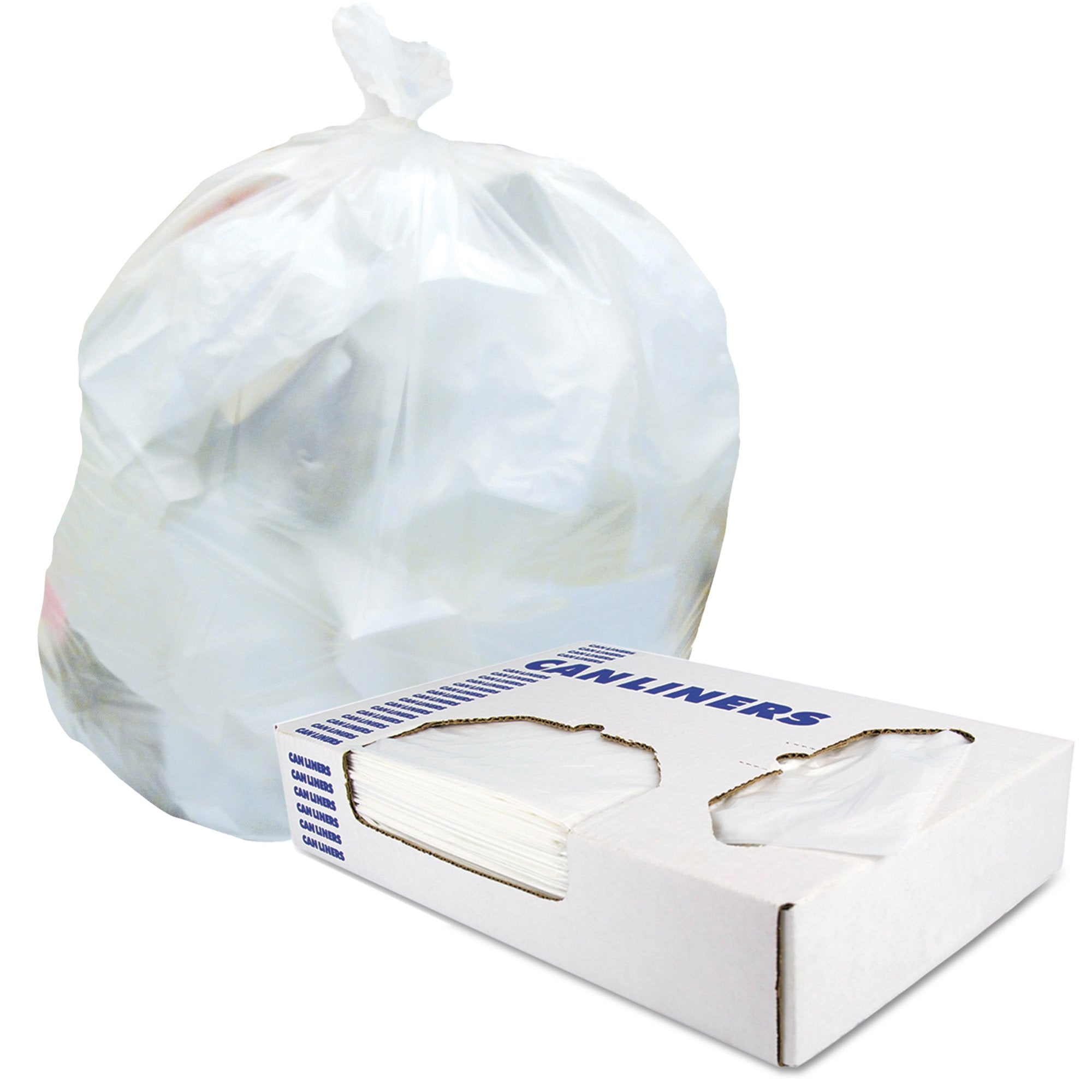 Lagasse - Trash Bag Heritage™ 30 gal. White LLDPE 0.90 mil 30 X 36 Inch Star Seal Bottom Flat Pack [200/CS]