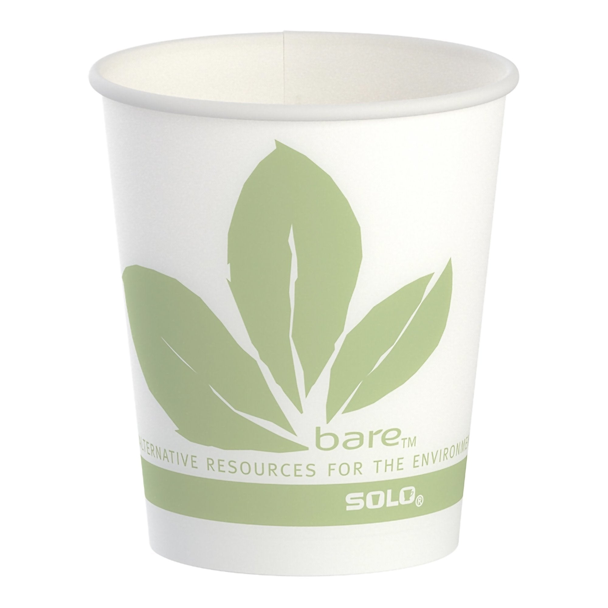 RJ Schinner Co - Drinking Cup Bare® Eco-Forward® 5 oz. Leaf Print Wax Coated Paper Disposable [30/CS]