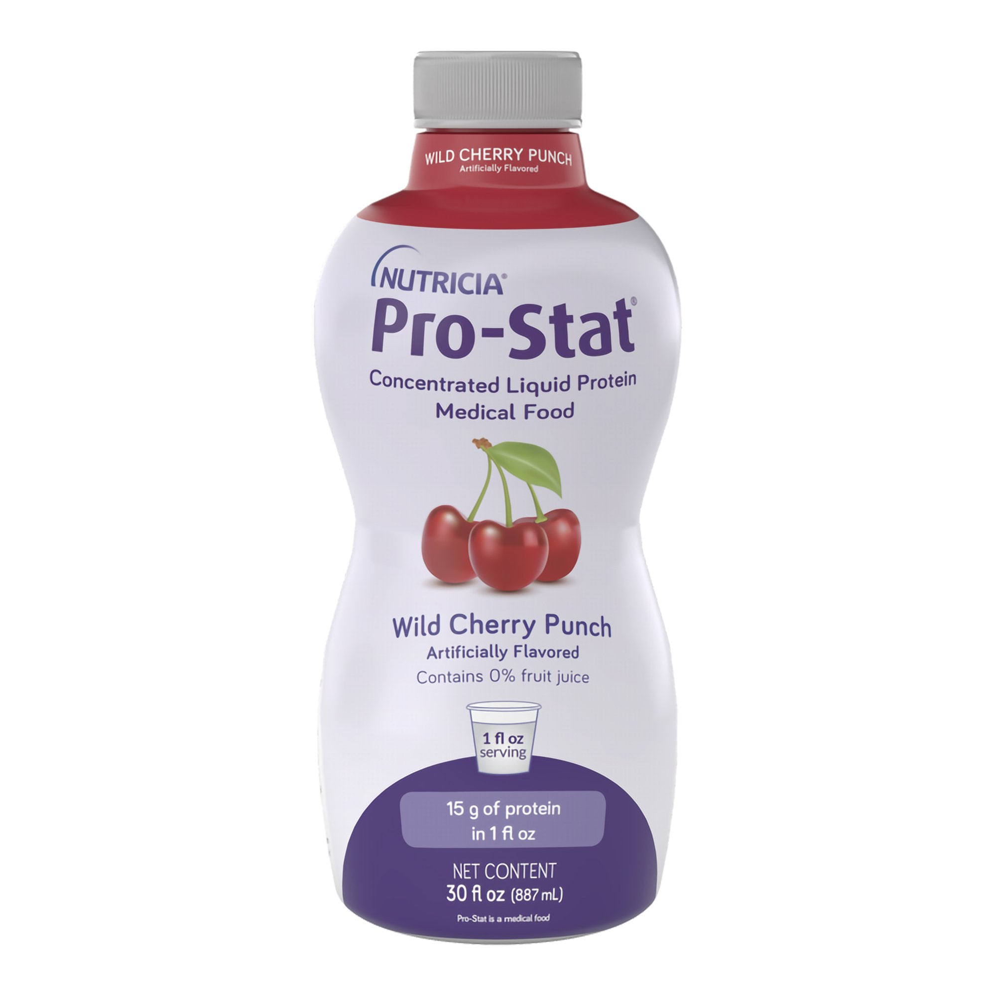 Nutricia North America - Oral Supplement Pro-Stat® Wild Cherry Punch Flavor Liquid 30 oz. Bottle [6/CS]