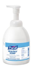 GOJO - Antimicrobial Soap Purell® Foaming 18 oz. Pump Bottle Unscented [6/CS]