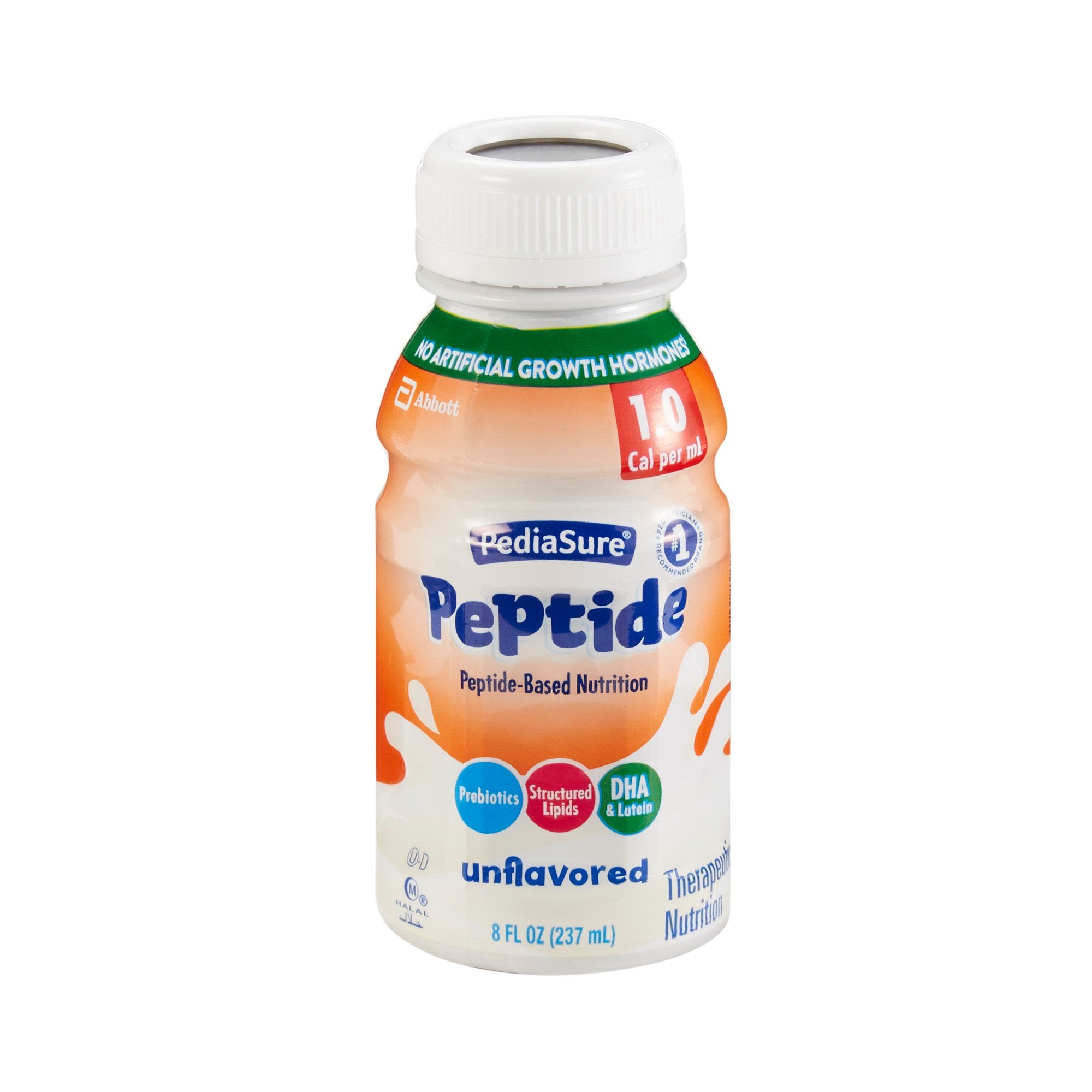 Abbott Nutrition - Pediatric Oral Supplement PediaSure® Peptide 1.0 Cal Unflavored 8 oz. Bottle Liquid Peptide Malabsorption / Maldigestion [24/CS]