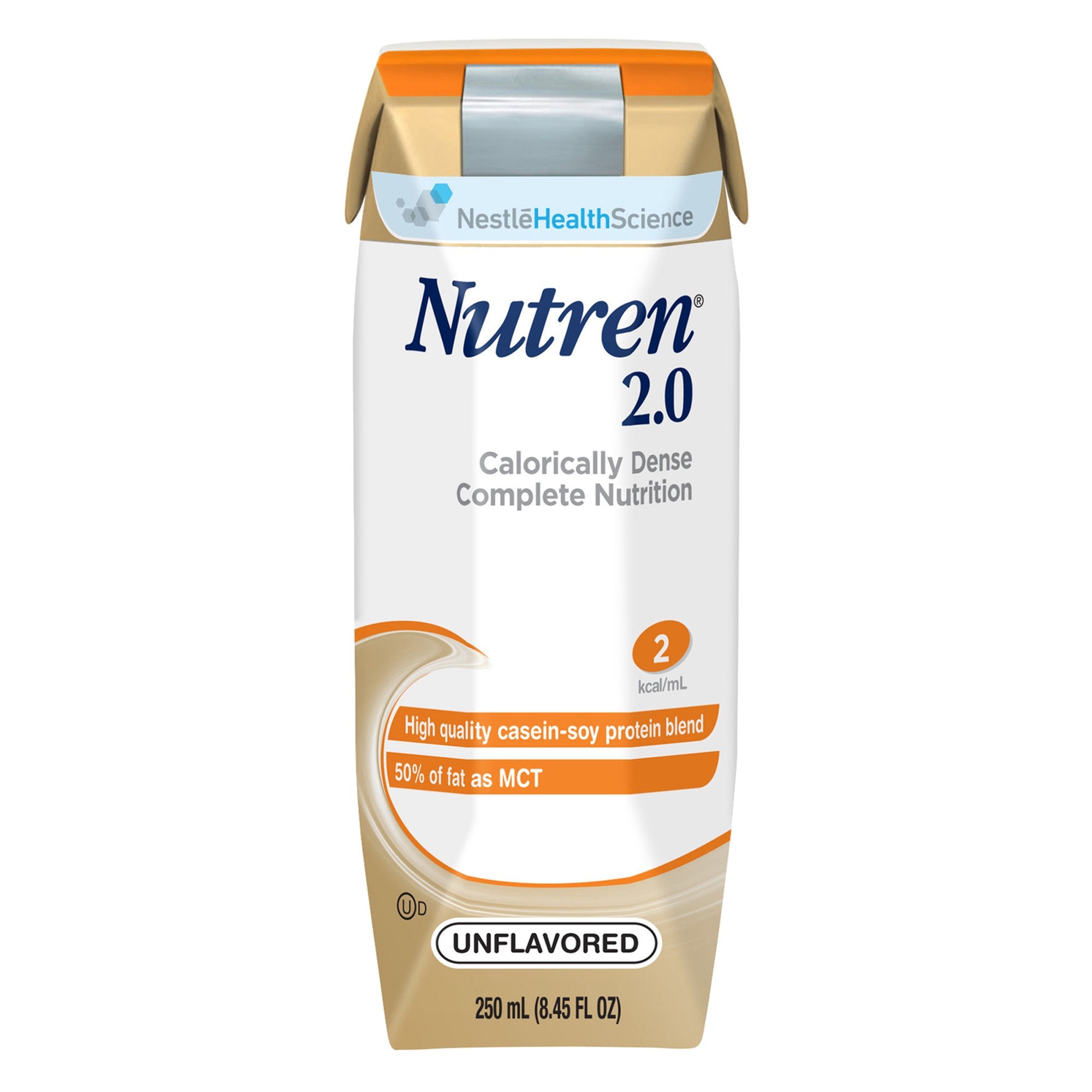 Nestle Healthcare Nutrition - Tube Feeding Formula Nutren® 2.0 Unflavored Liquid 250 mL Carton [24/CS]