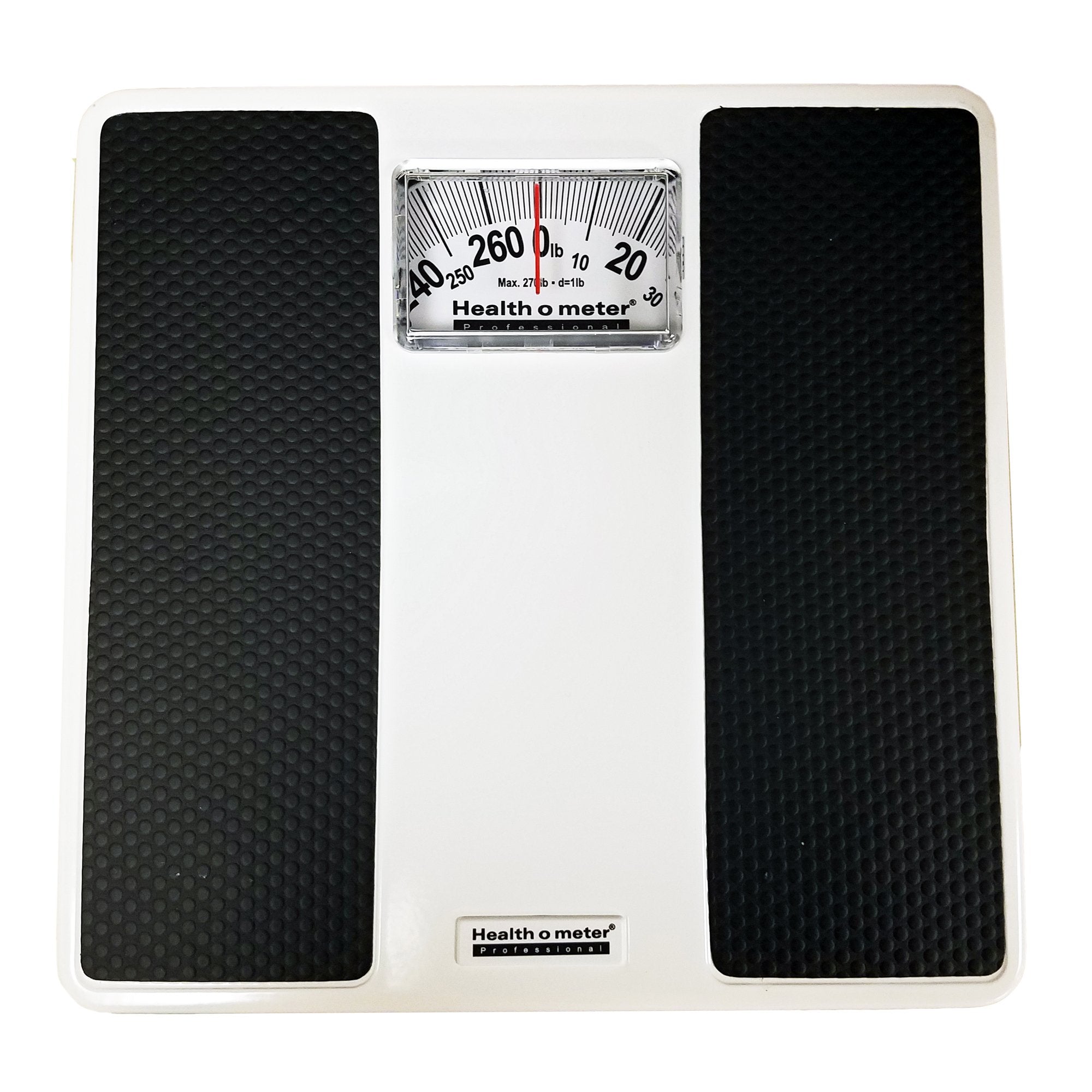 Health O Meter - Floor Scale Health O Meter® Dial Display 270 lbs. Capacity Black / White Analog [3/CS]