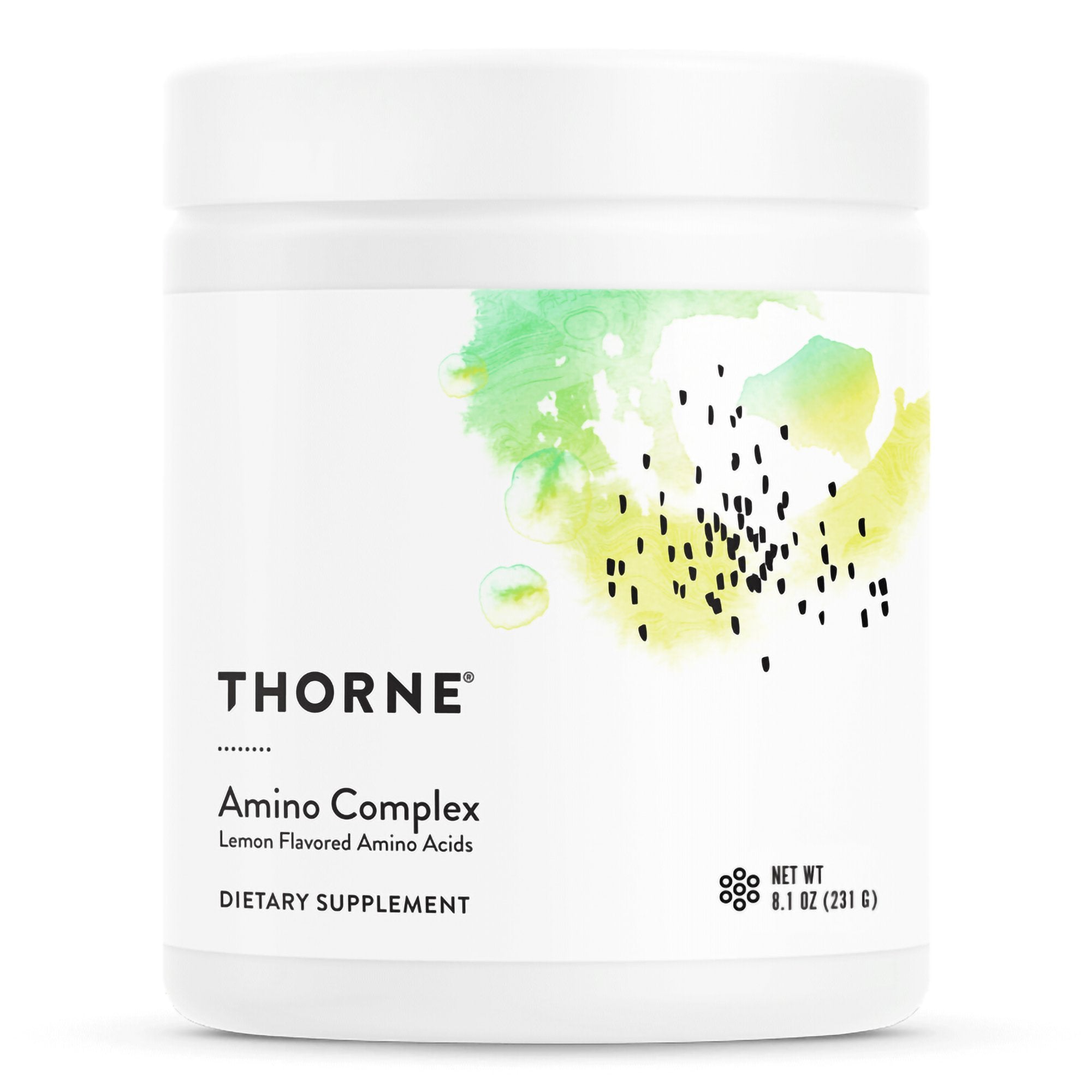 Thorne Research Inc - Dietary Supplement THORNE® Amino Complex - Lemon Various Strengths Powder 8.1 oz. Lemon Flavor [12/CS]