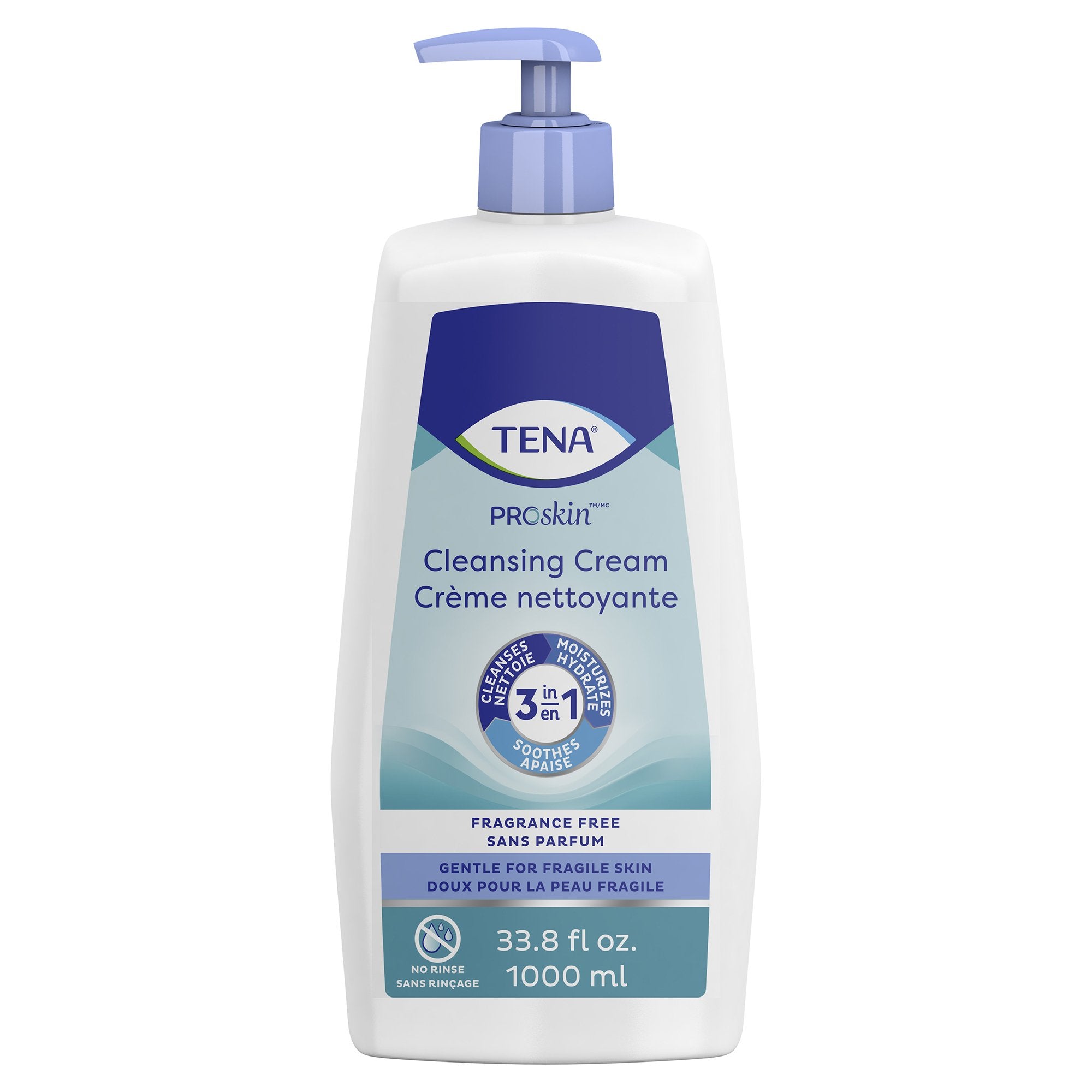 Essity HMS North America Inc - Rinse-Free Body Wash TENA® ProSkin™ Cream 33.8 oz. Pump Bottle Unscented [8/CS]