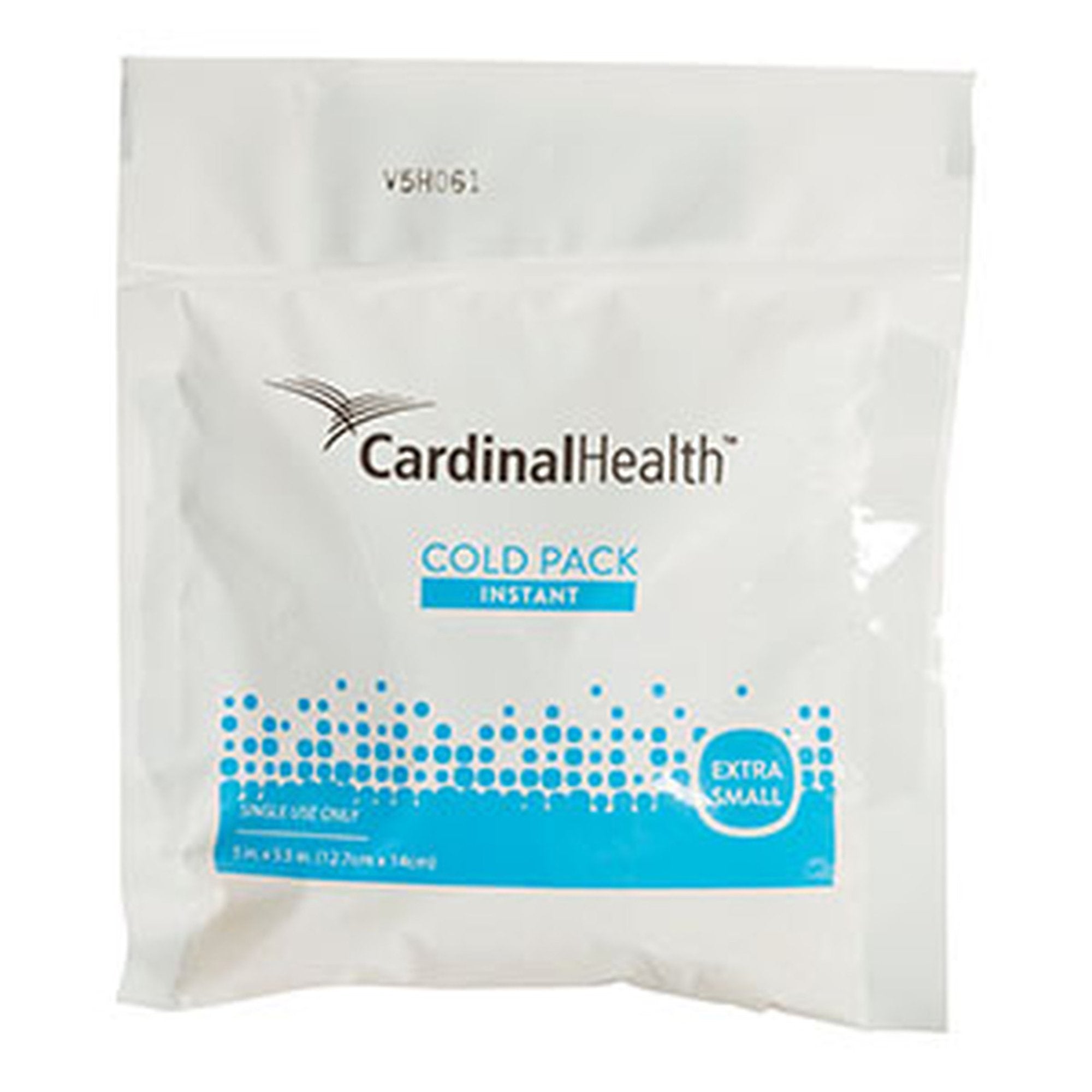 Cardinal - Instant Cold Pack Cardinal Health™ General Purpose X-Small 5 X 5-1/2 Inch Plastic / Ammonium Nitrate / Water Disposable [50/CS]