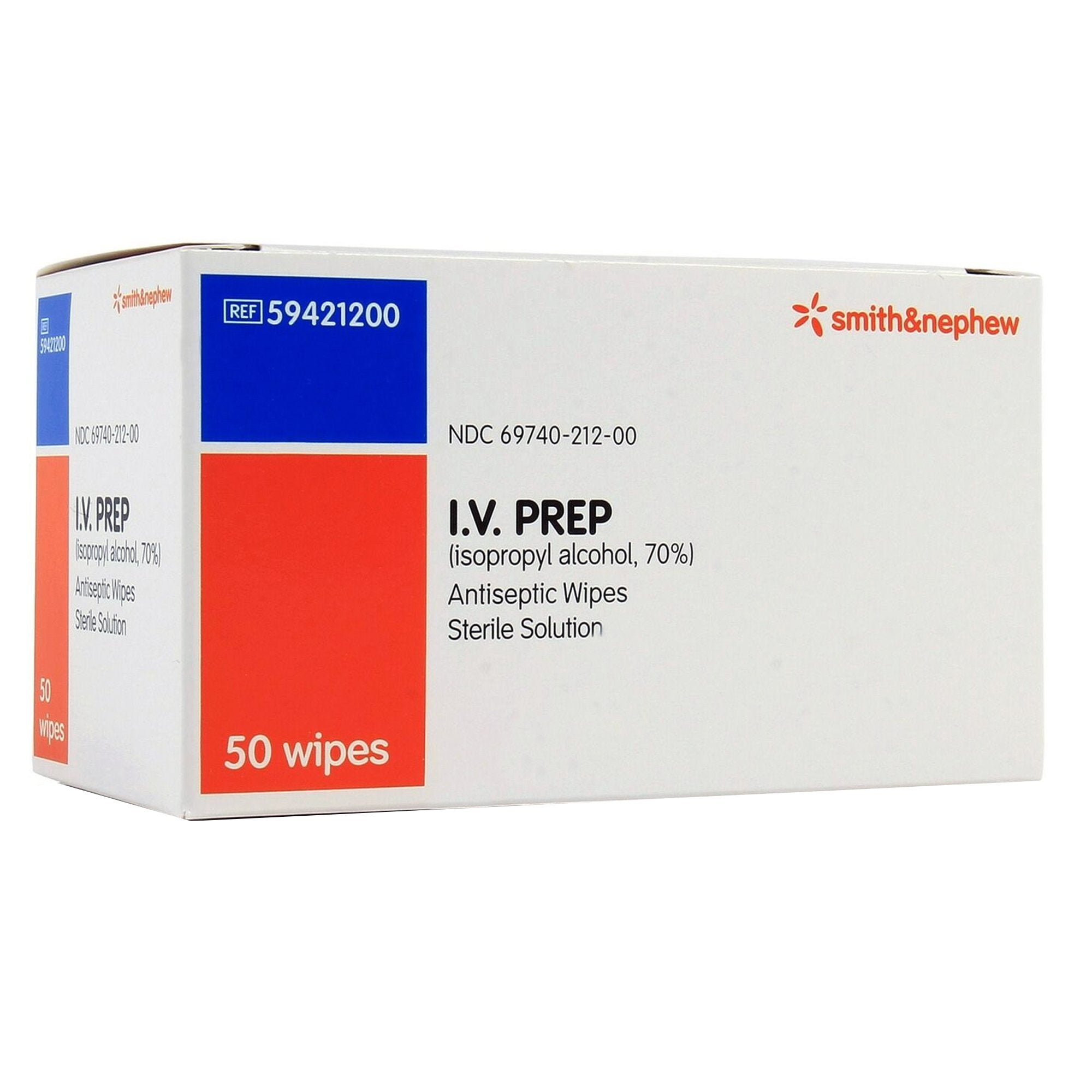 Smith & Nephew - Alcohol Prep Pad IV PREP™ 70% Strength Isopropyl Alcohol Individual Packet Sterile [1000/CS]