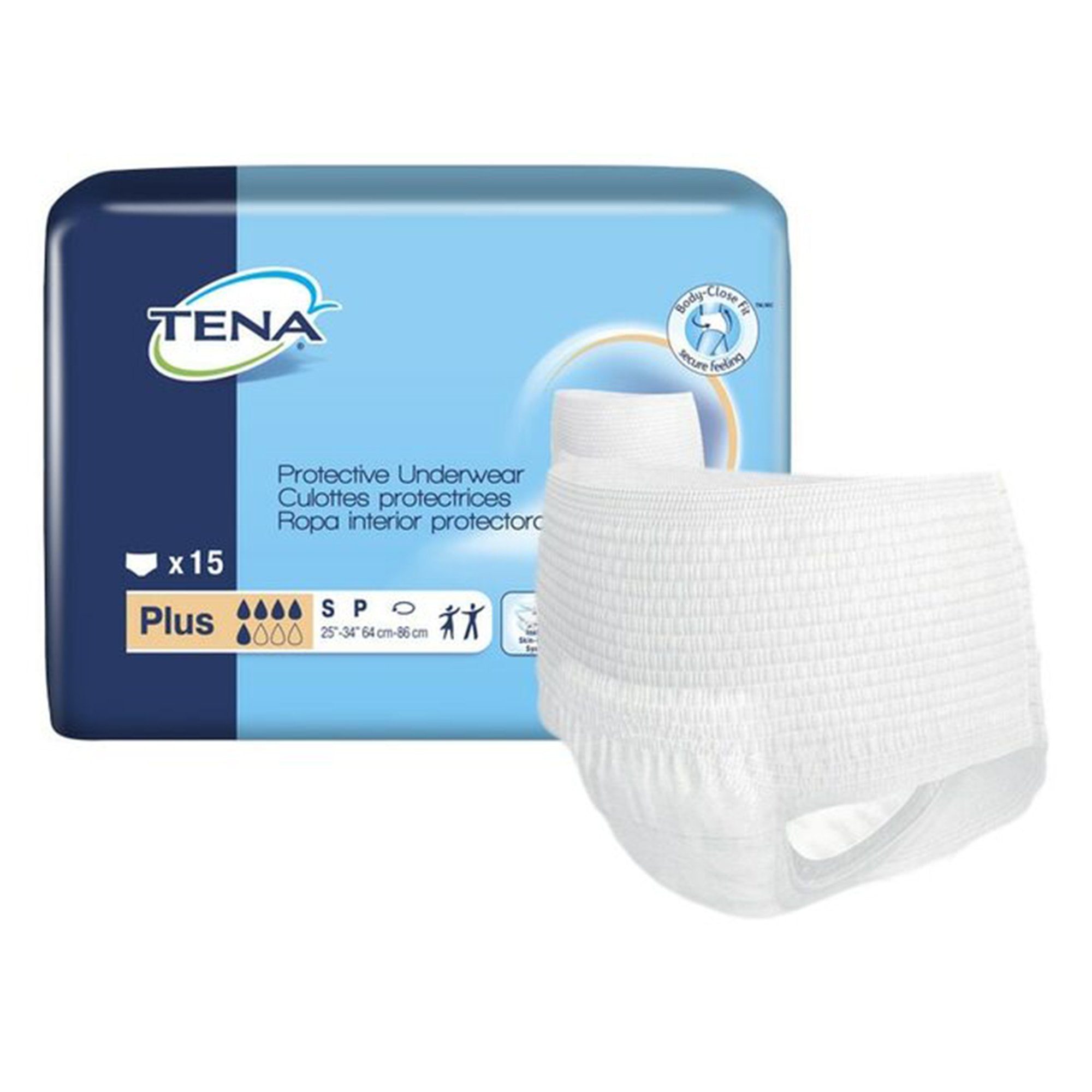 Essity HMS North America Inc - Unisex Adult Absorbent Underwear TENA ProSkin™ Plus Pull On with Tear Away Seams 2X-Large Disposable Moderate Absorbency [48/CS]