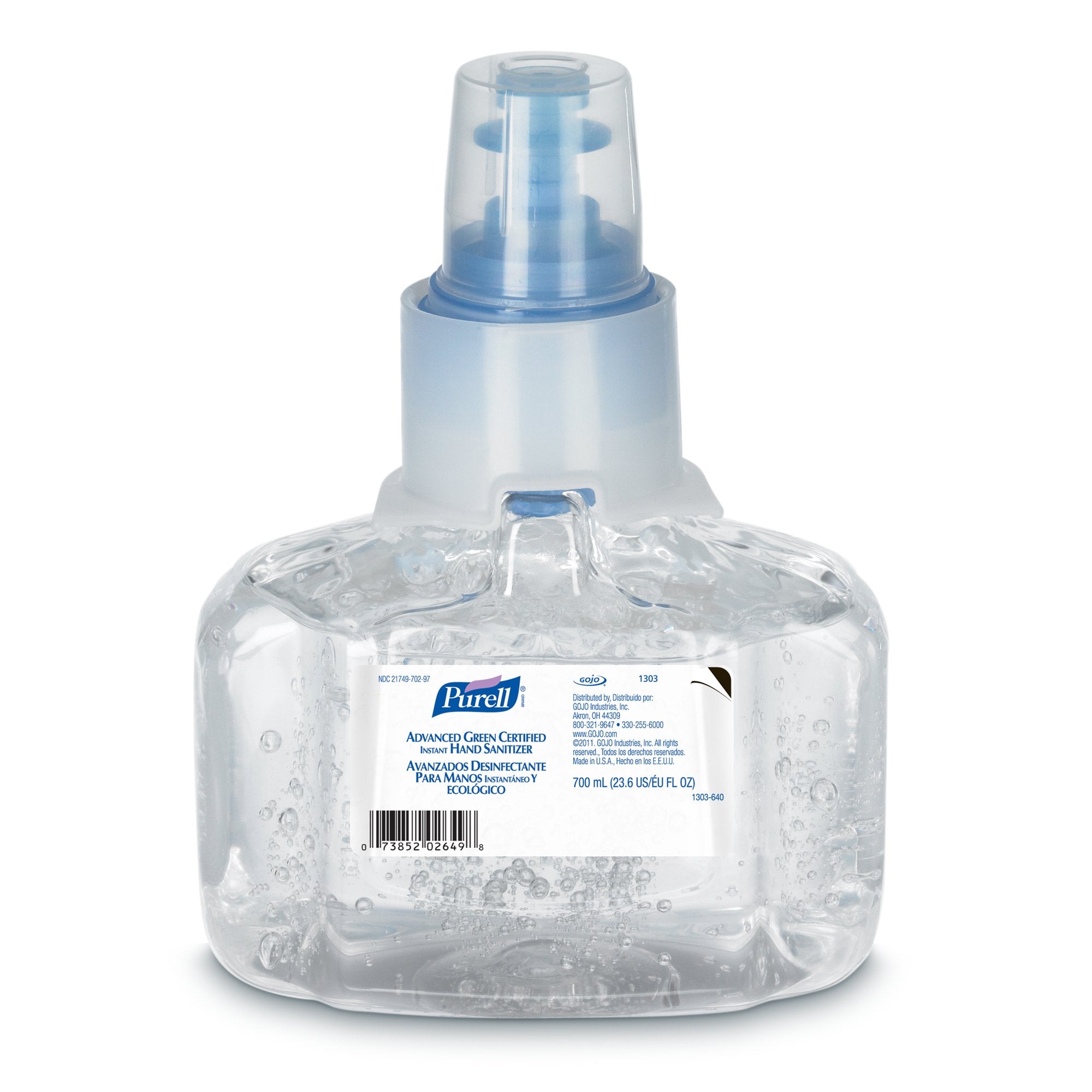 GOJO - Hand Sanitizer Purell® Advanced 700 mL Ethyl Alcohol Gel Dispenser Refill Bottle [3/CS]