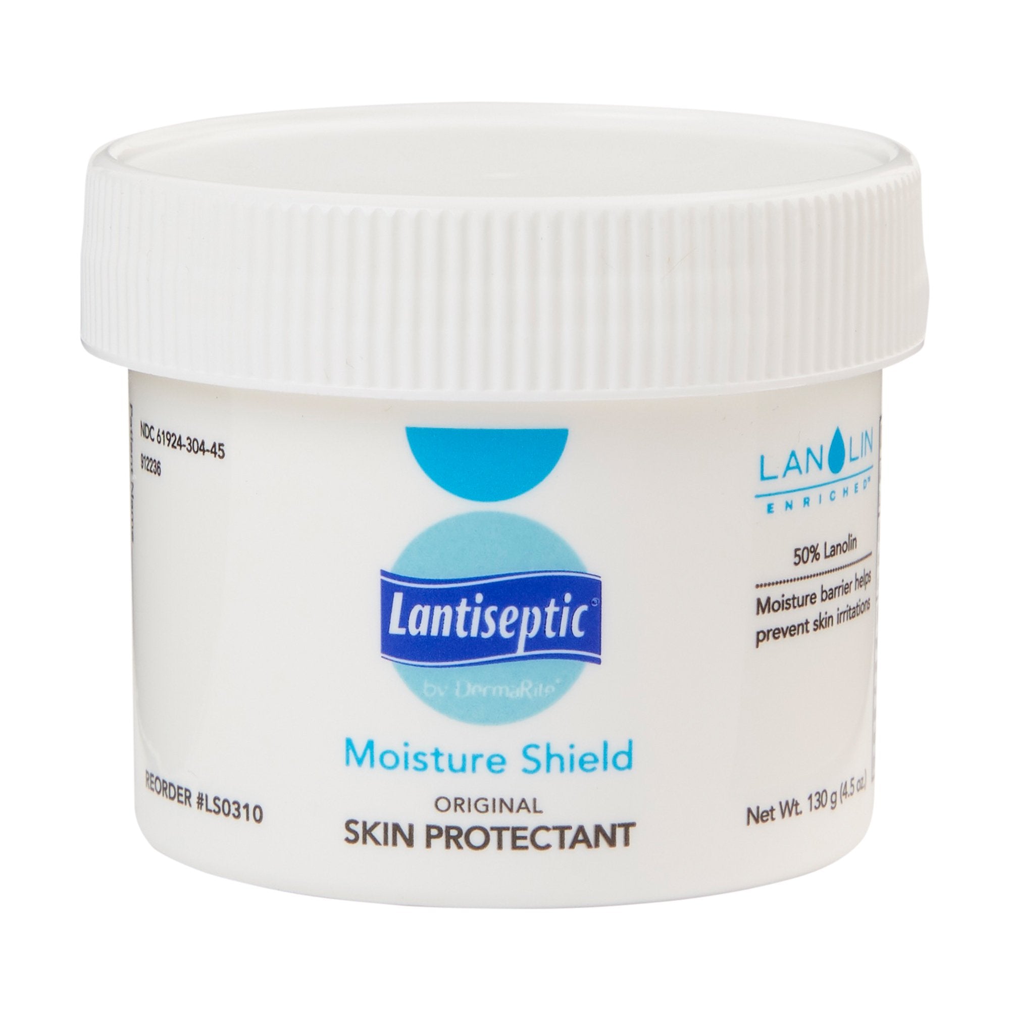 DermaRite Industries - Skin Protectant Lantiseptic® Moisture Shield 4.5 oz. Jar Lanolin Scent Ointment [24/CS]