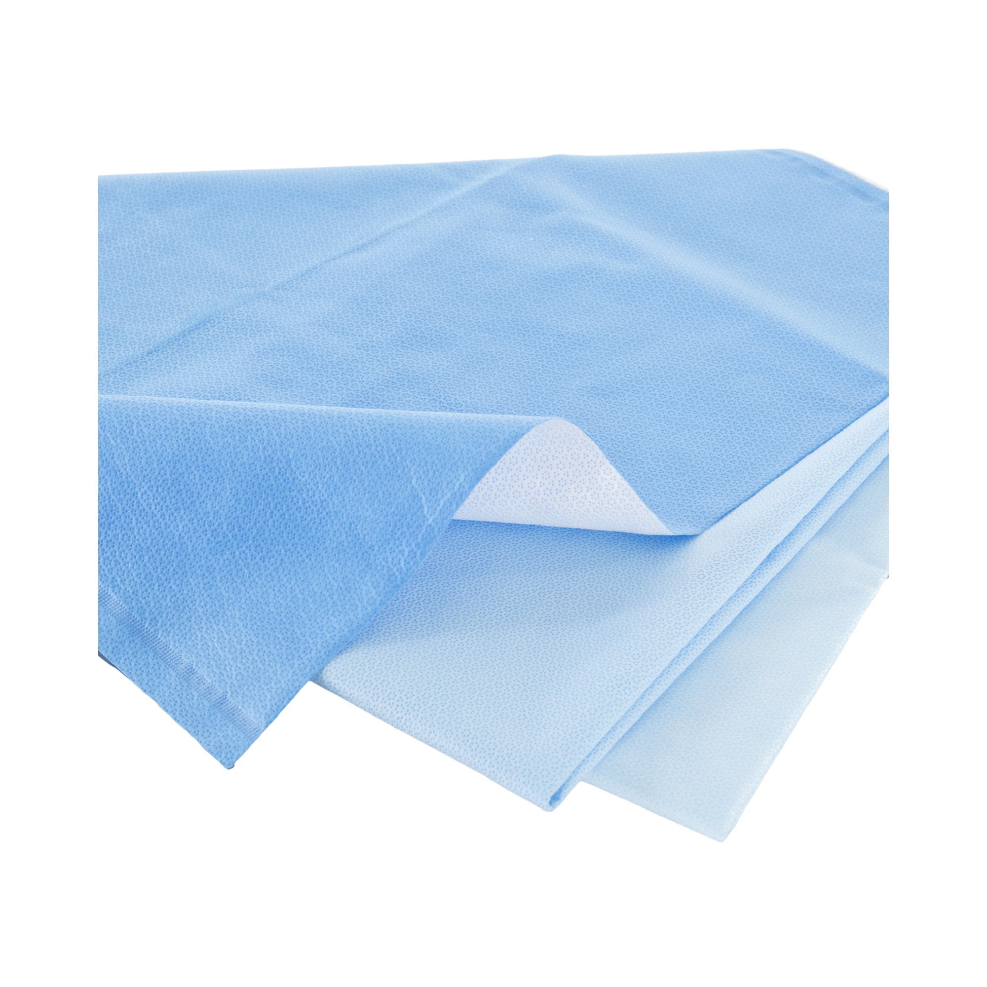 O&M Halyard Inc - QUICK CHECK* H200 Sterilization Wrap White / Blue 24 X 24 Inch Dual Layer SMS Polypropylene Steam / EO Gas / Hydrogen Peroxide [240/CS]