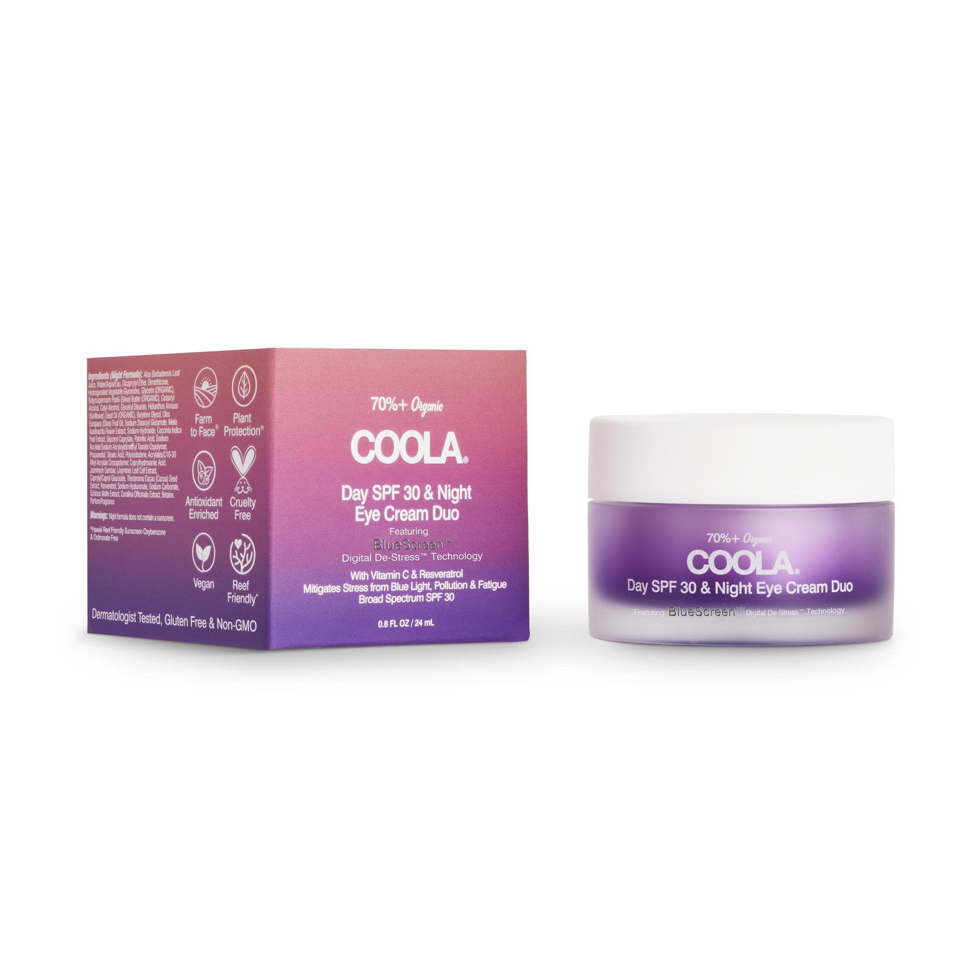 COOLA LLC - Eye Cream Coola® Day SPF 30 & Night Organic 0.8 oz. Jar Scented Cream [24/CS]