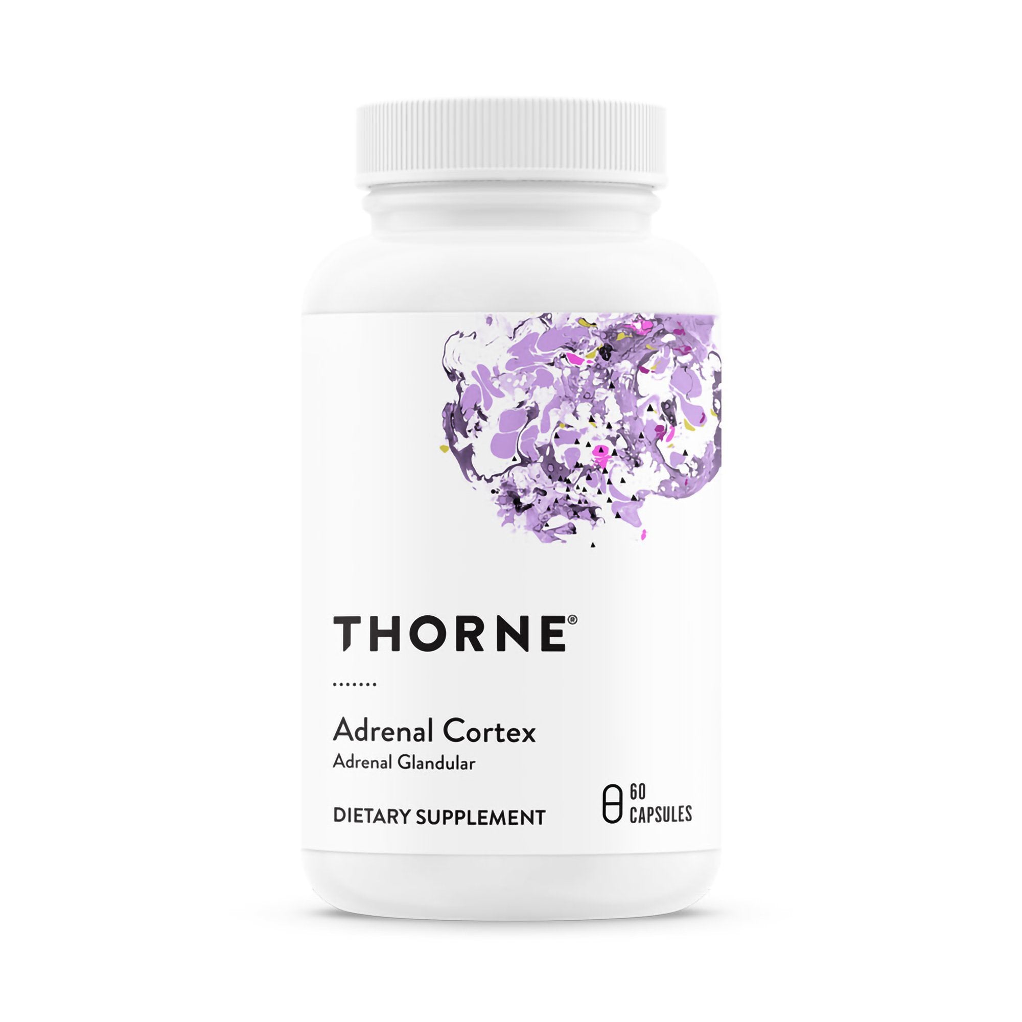 Thorne Research Inc - Dietary Supplement THORNE® Adrenal Cortex Adrenal Cortex (Bovine) 50 mg Strength Capsule 60 per Bottle [12/CS]