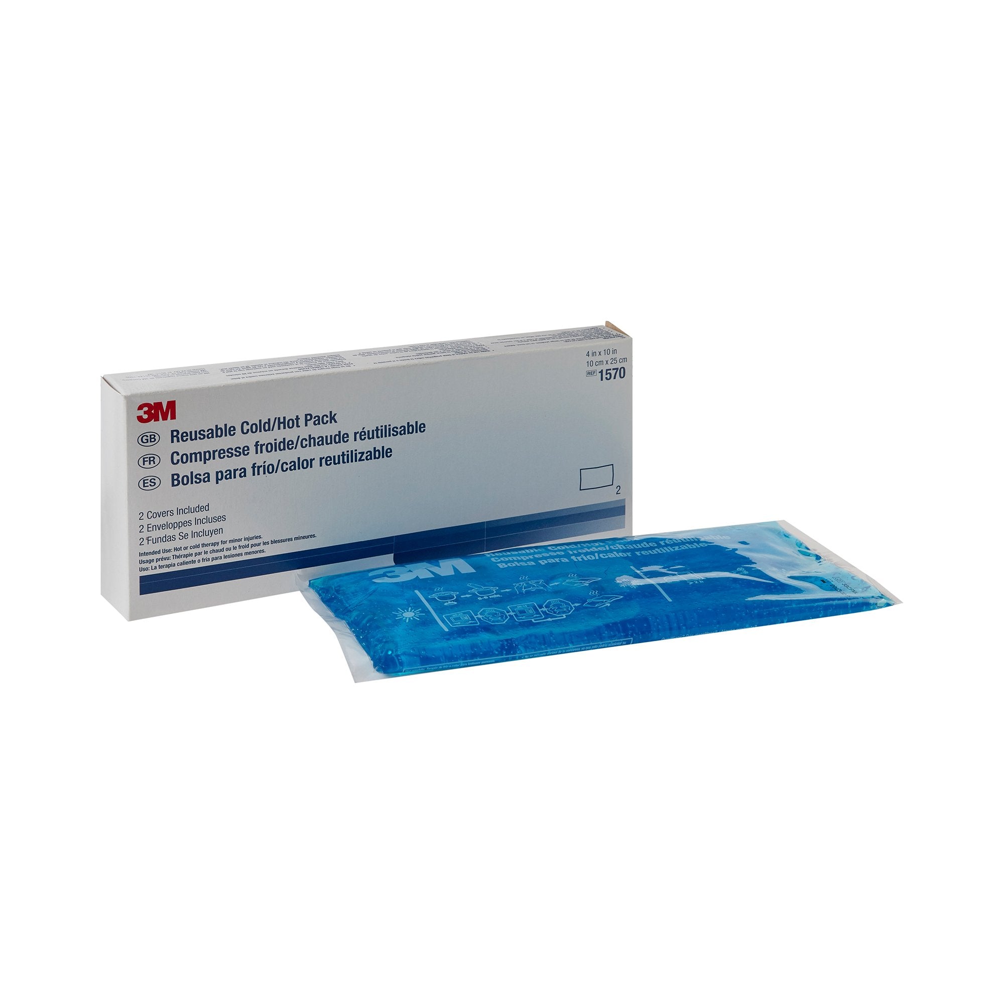 Solventum Corporation - Hot / Cold Pack 3M™ General Purpose One Size Fits Most 4 X 10 Inch Plastic / Gel Reusable [20/CS]