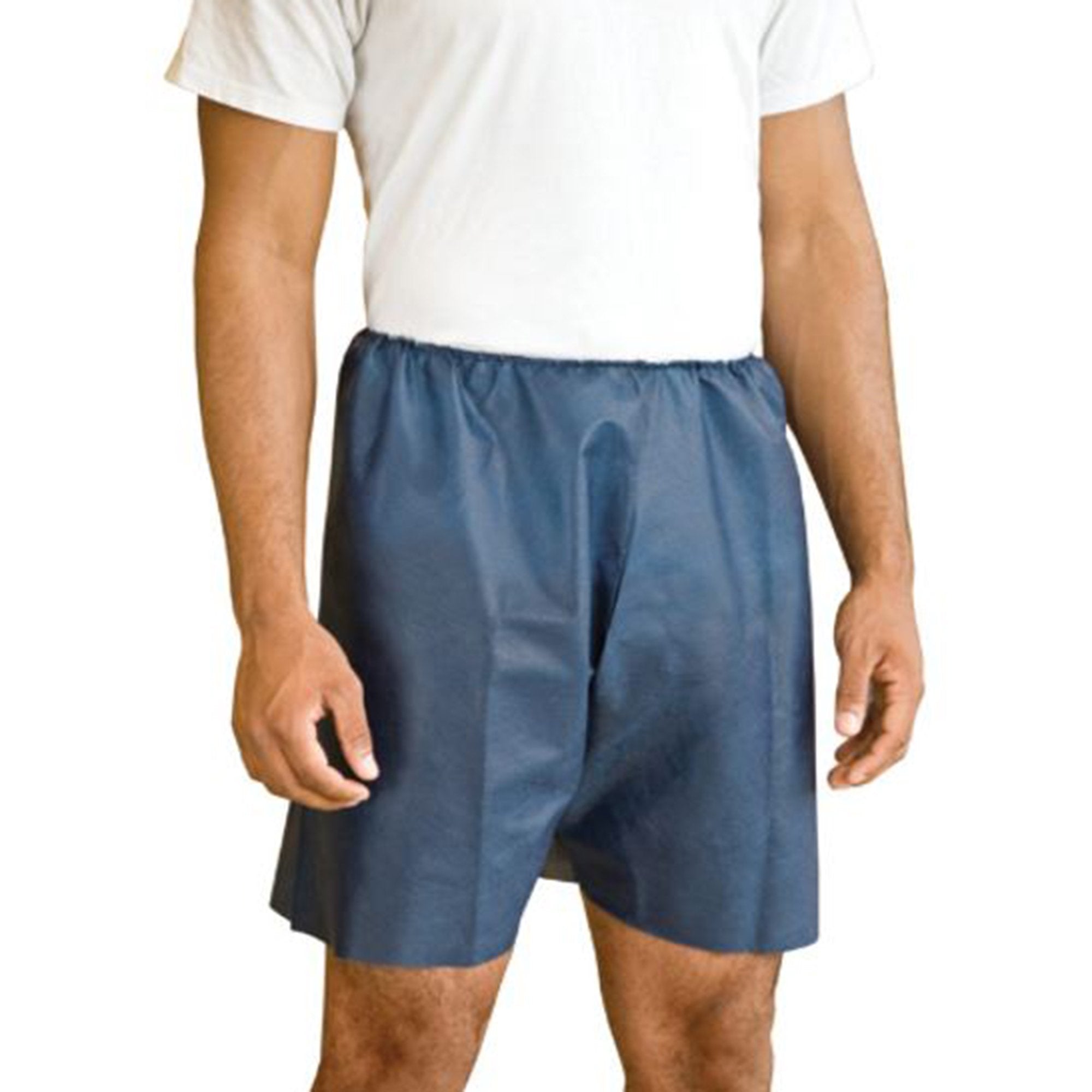 Graham Medical Products - Exam Shorts MediShorts® 2X-Large / 3X-Large Navy Blue Nonwoven Adult Disposable [50/CS]